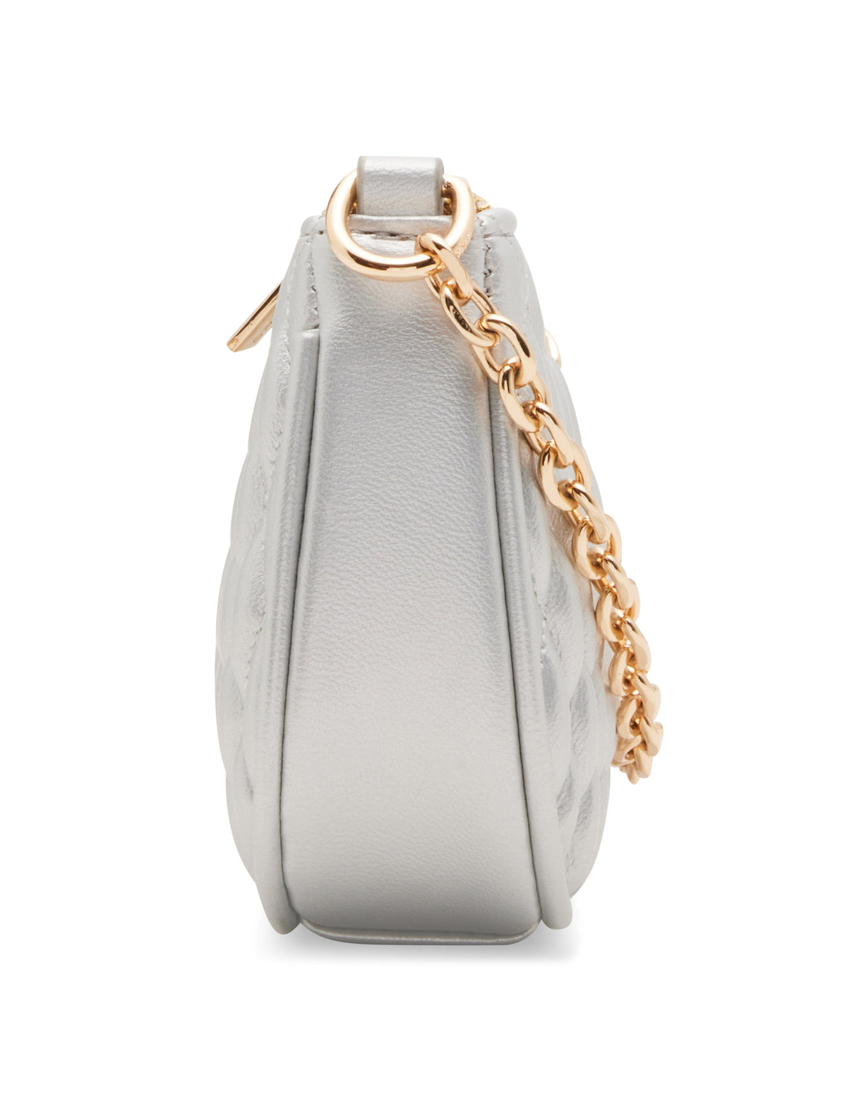 Anne Klein Mini Ruched Crossbody With Chain Swag