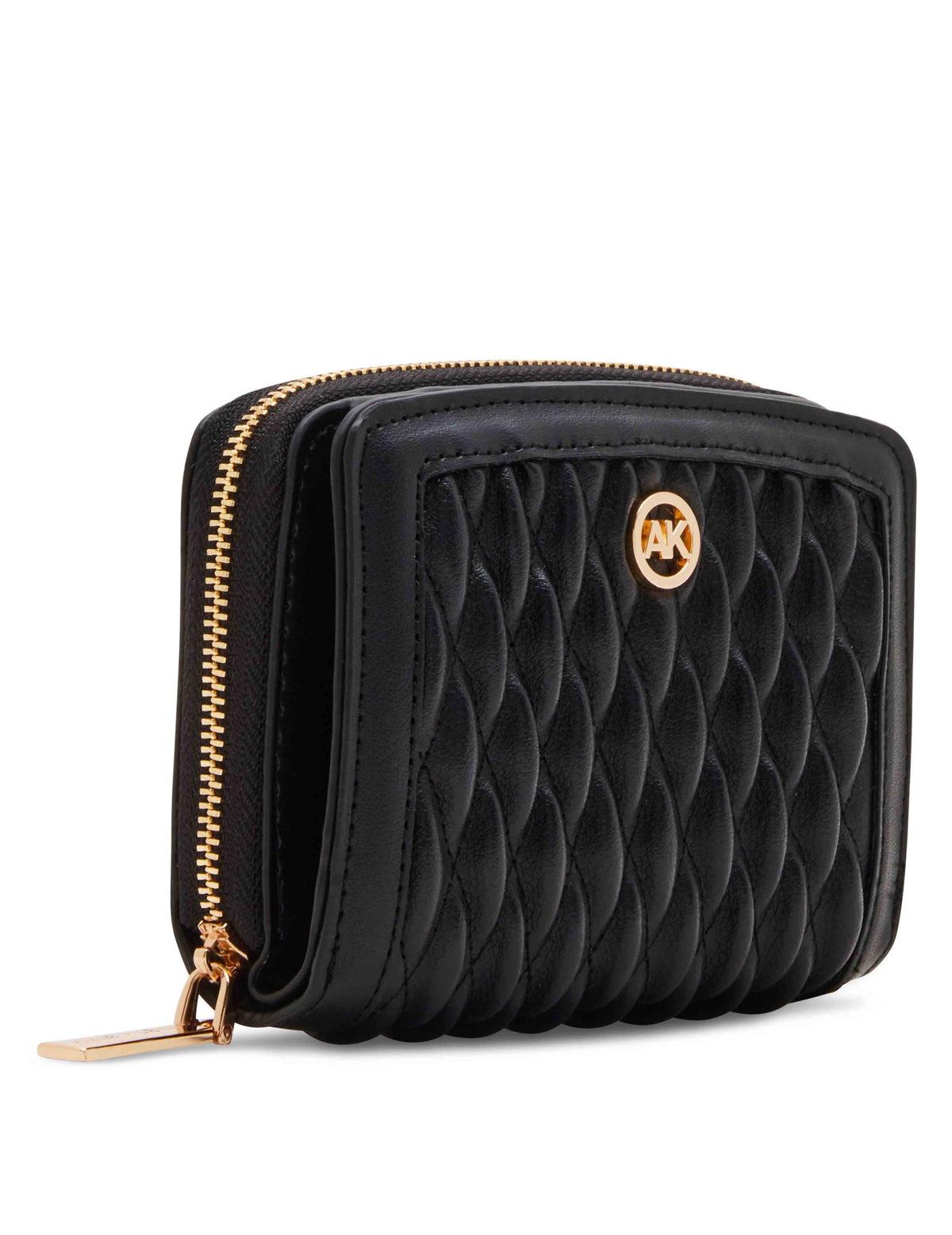 Anne Klein  AK  Small Ruched Quilted Wallet