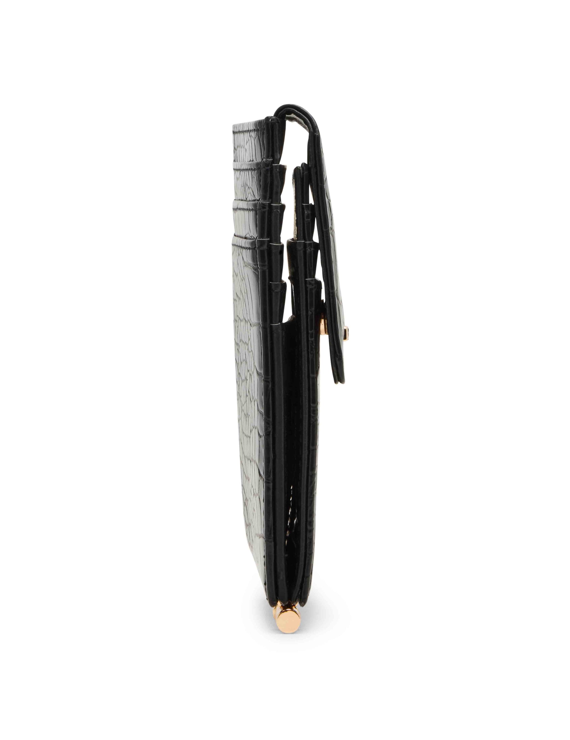 Anne Klein Emboss Croc Flap Wallet