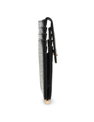 Anne Klein Emboss Croc Flap Wallet