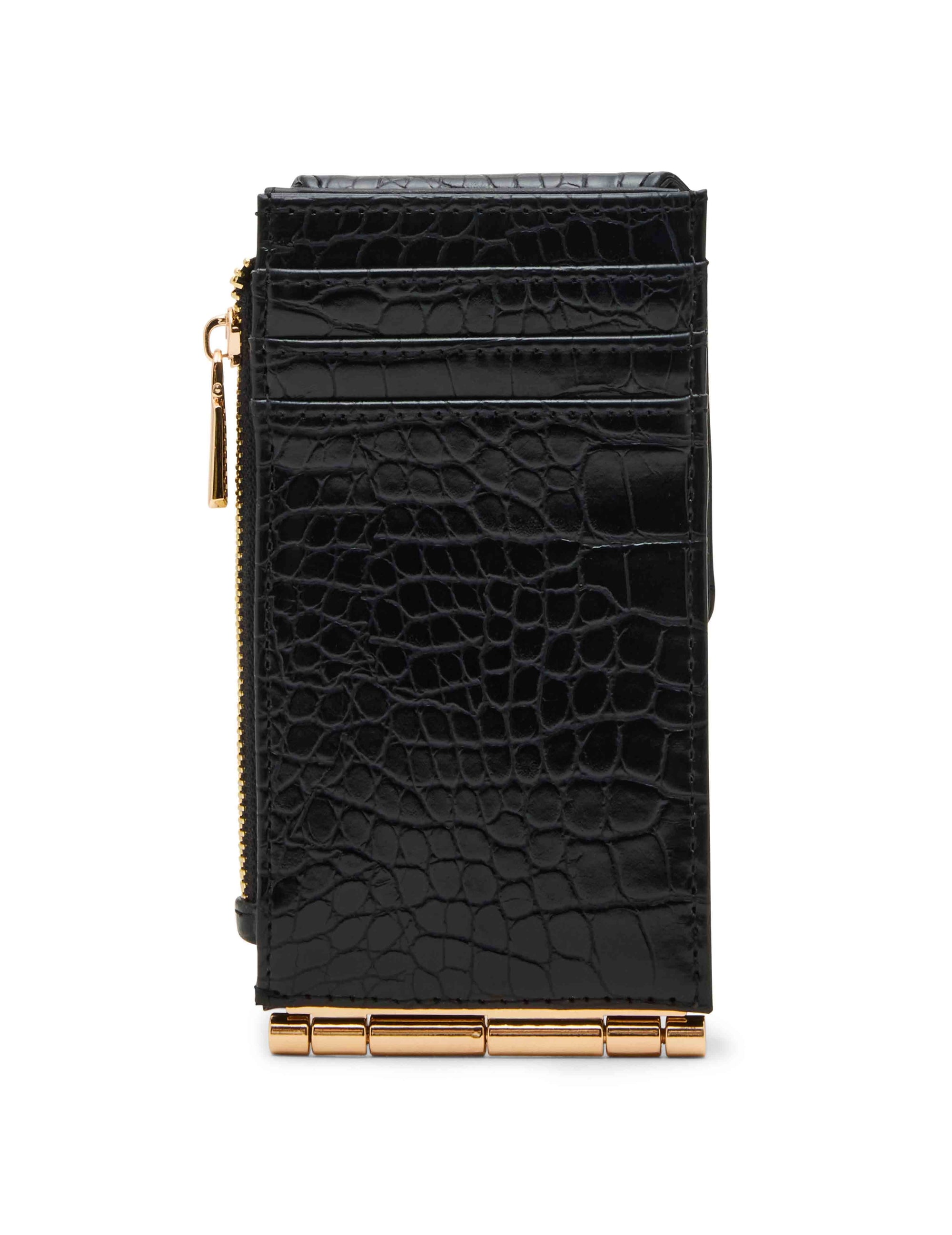 Anne Klein Emboss Croc Flap Wallet