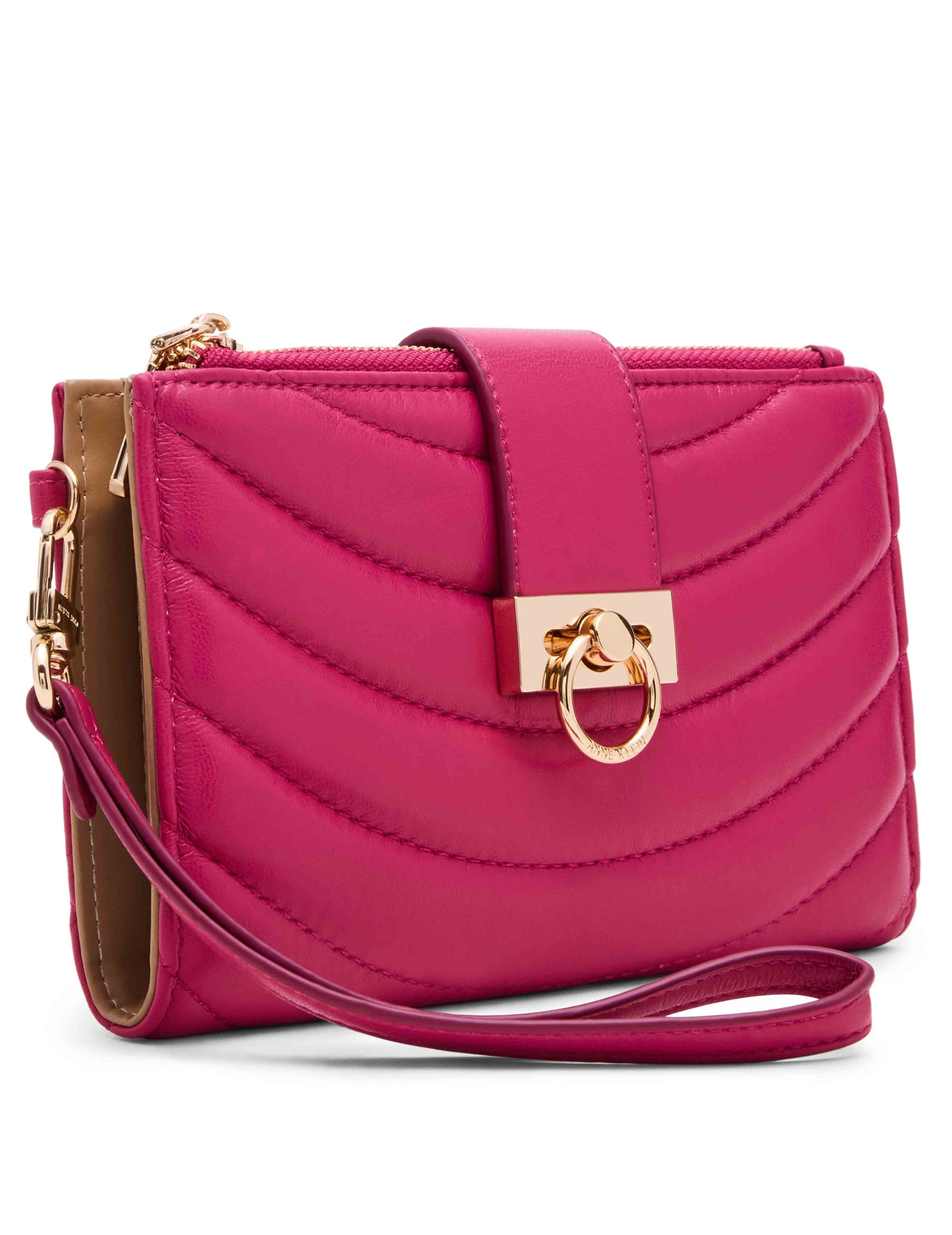 Anne Klein Quilted Wristlet