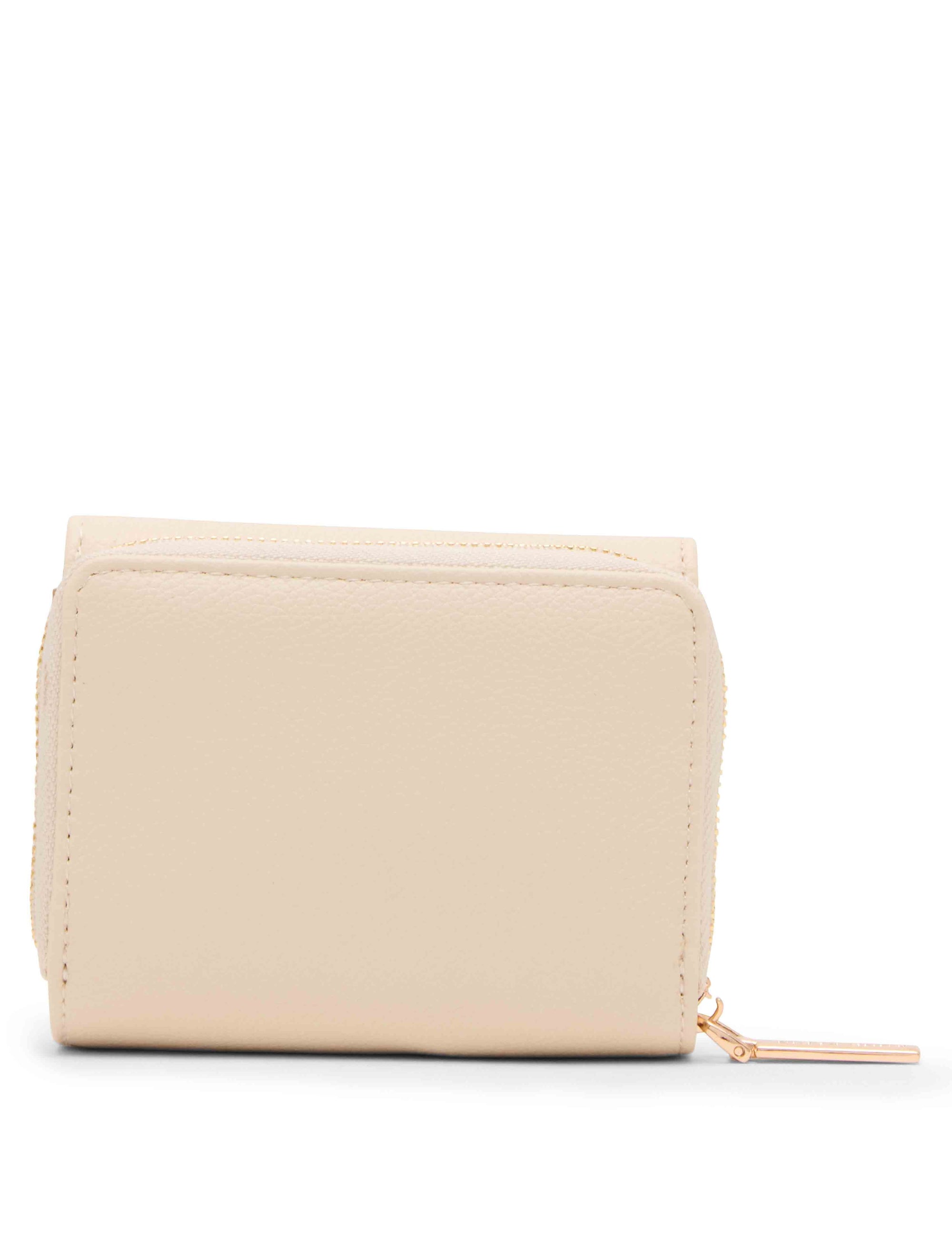 Anne Klein Oval Turnlock Trifold Wallet
