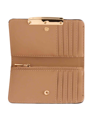 Anne Klein Small Sculpted Plaque Bifold Wallet