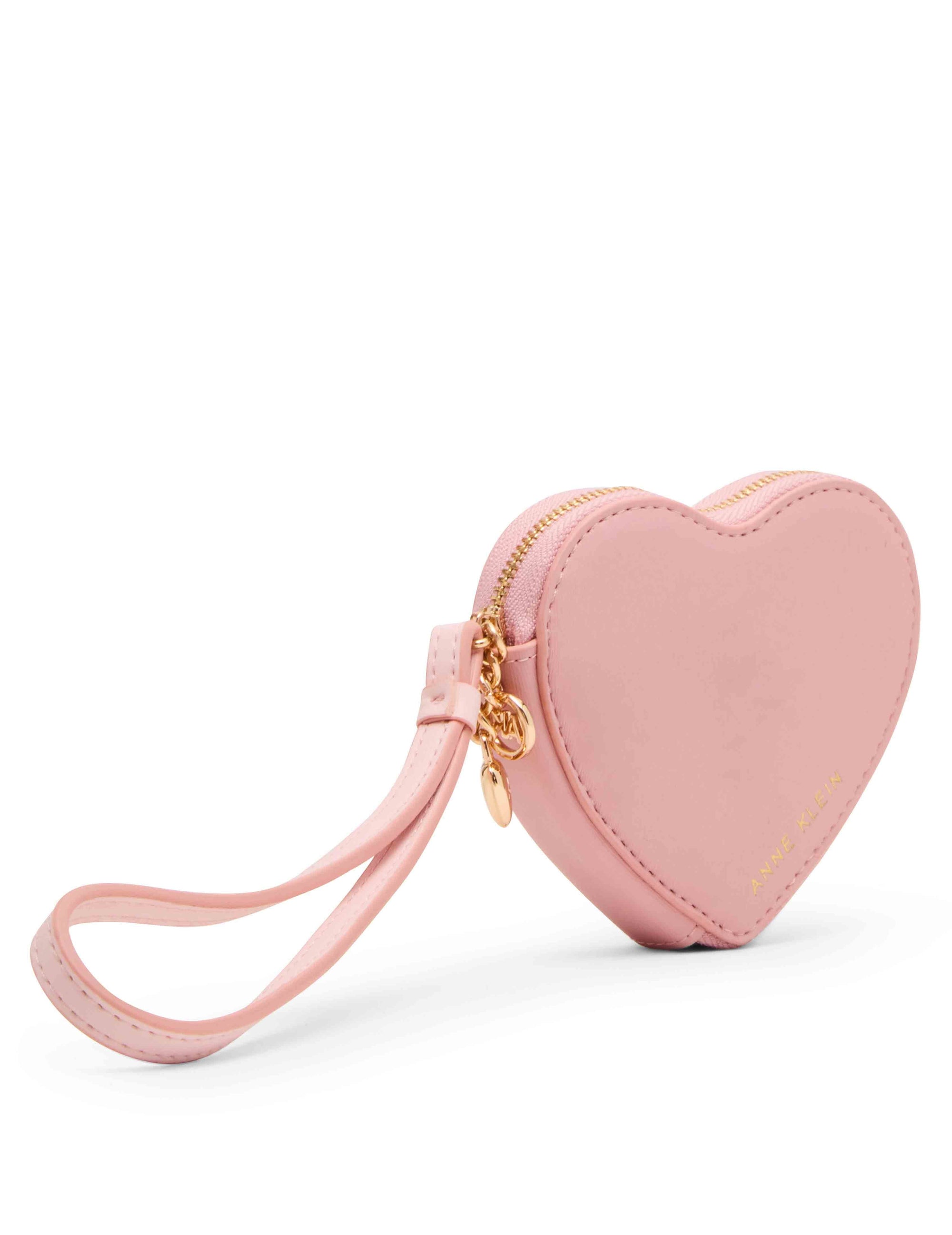 Anne Klein Heart Zip Card Case