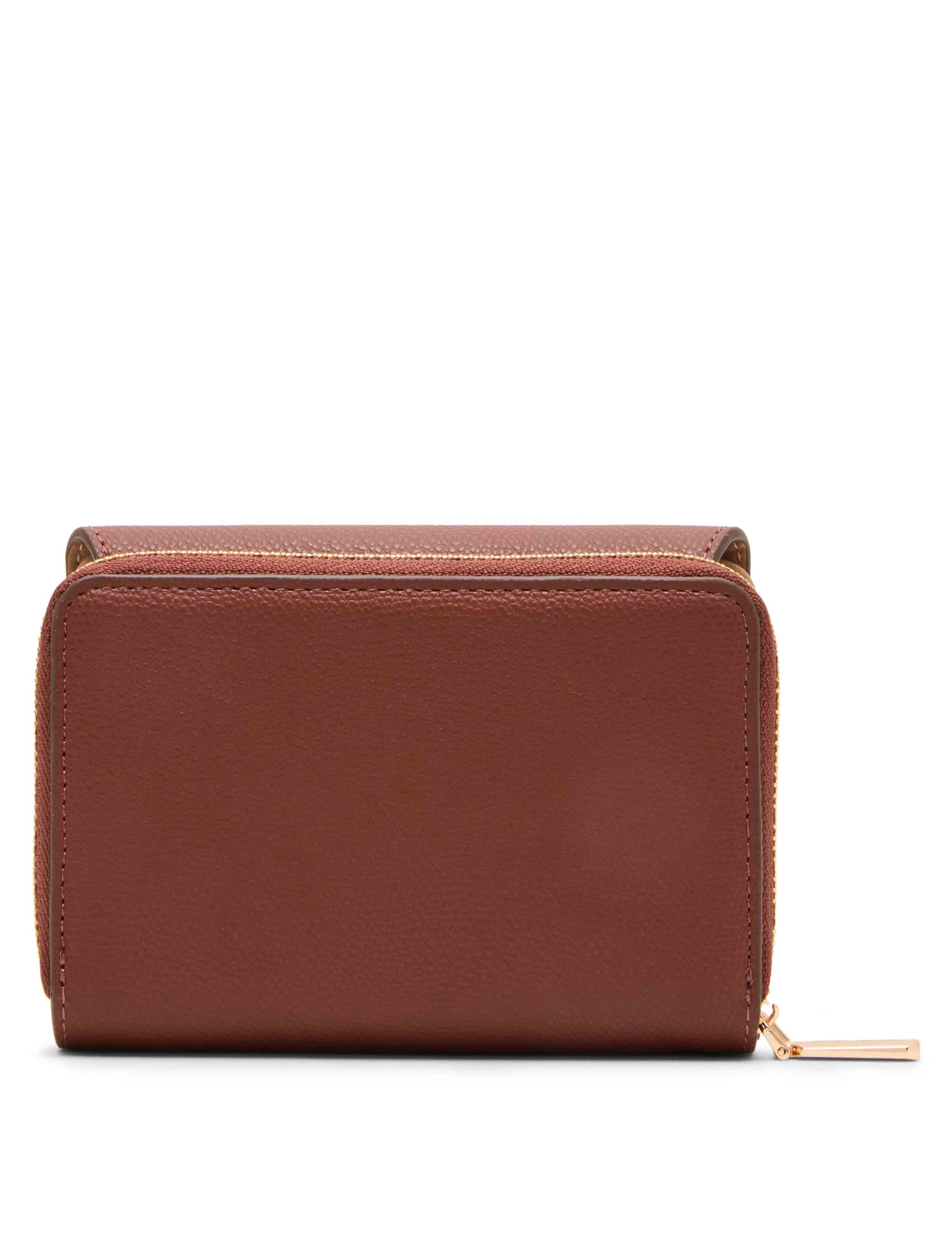 Anne Klein Walnut Small Belted Wallet