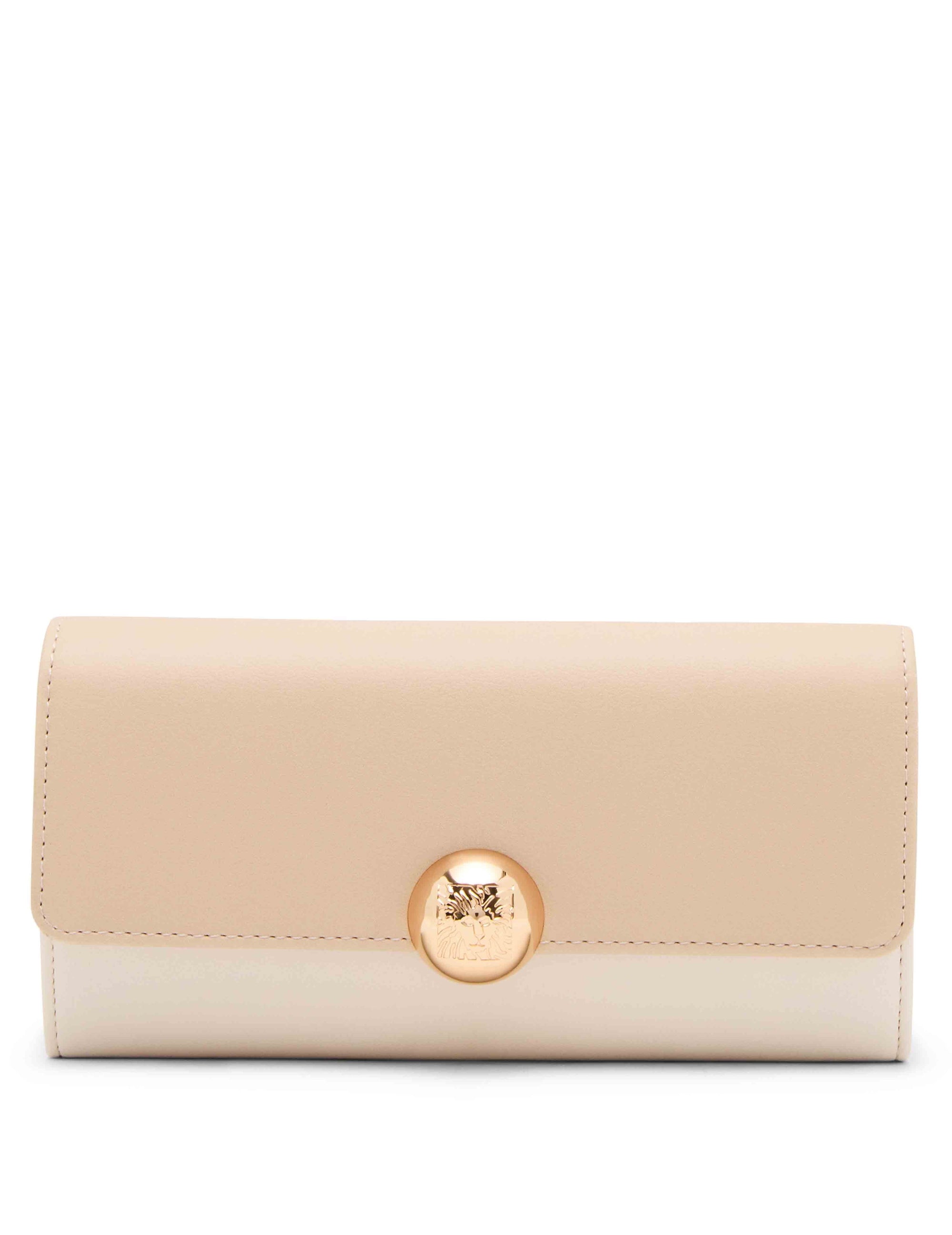 Anne Klein Panna Cotta/Pearl White Colorblock Continental Wallet