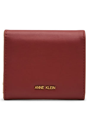 Anne Klein Horsebit Trifold Wallet
