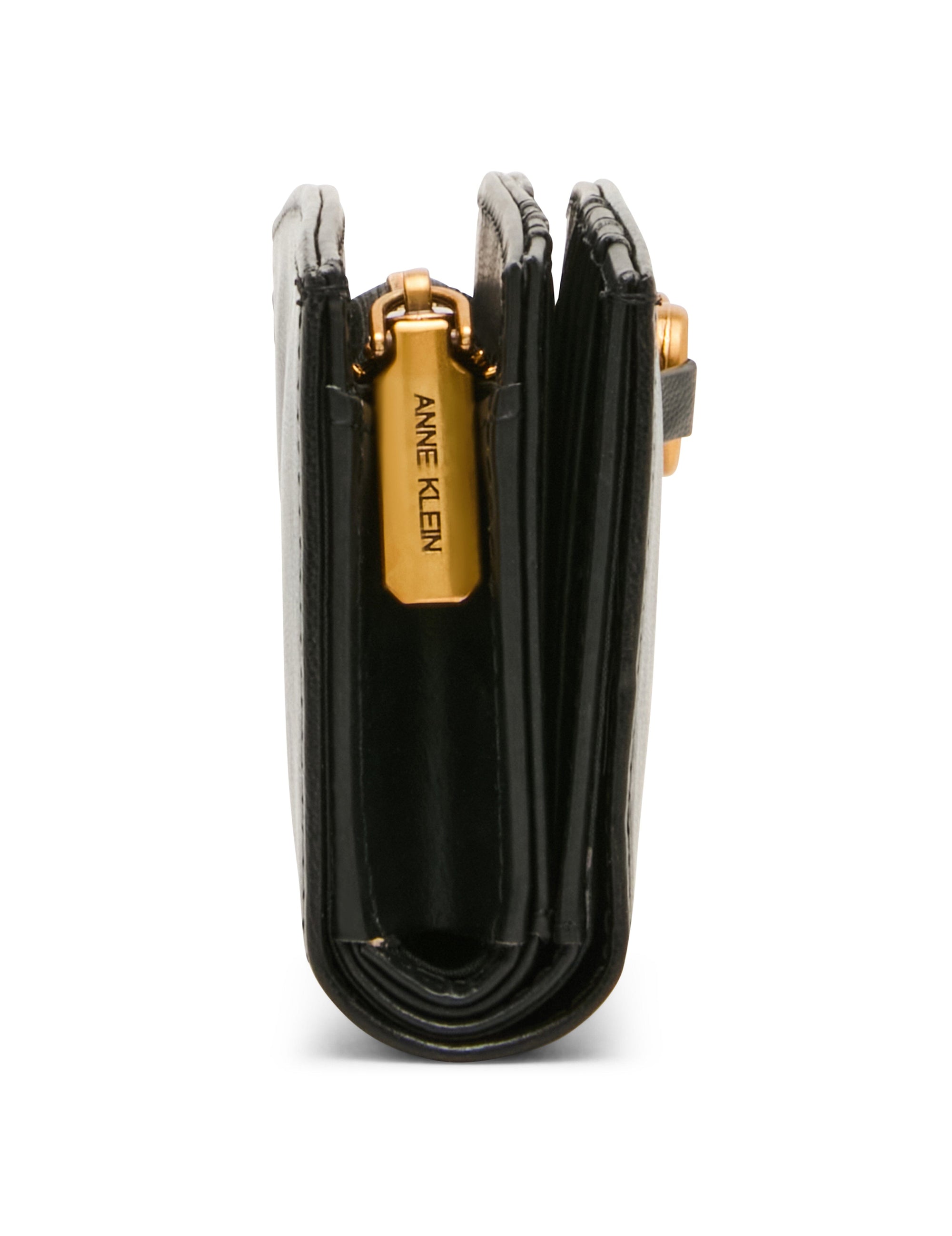 Anne Klein Horsebit Zip Wallet