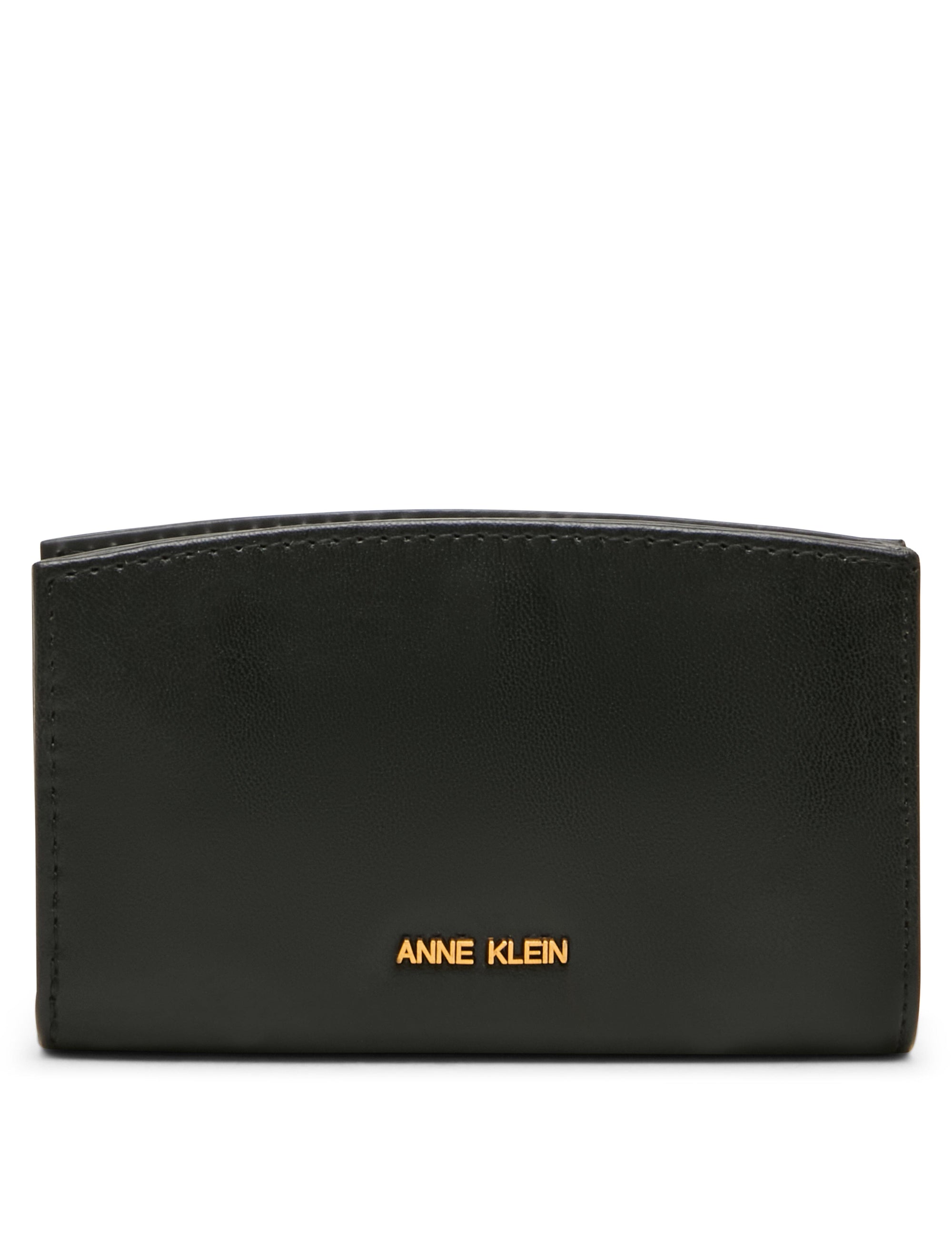 Anne Klein Horsebit Zip Wallet