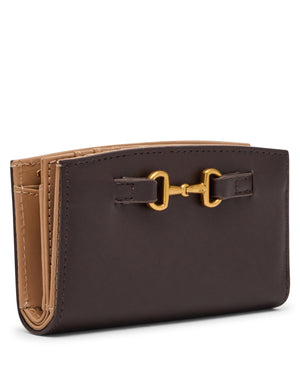 Anne Klein Medium Horsebit Zipper Bifold Wallet