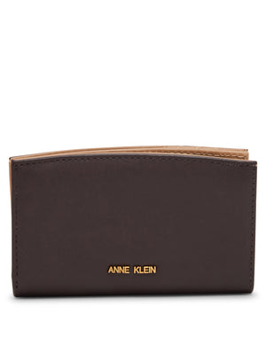 Anne Klein Medium Horsebit Zipper Bifold Wallet
