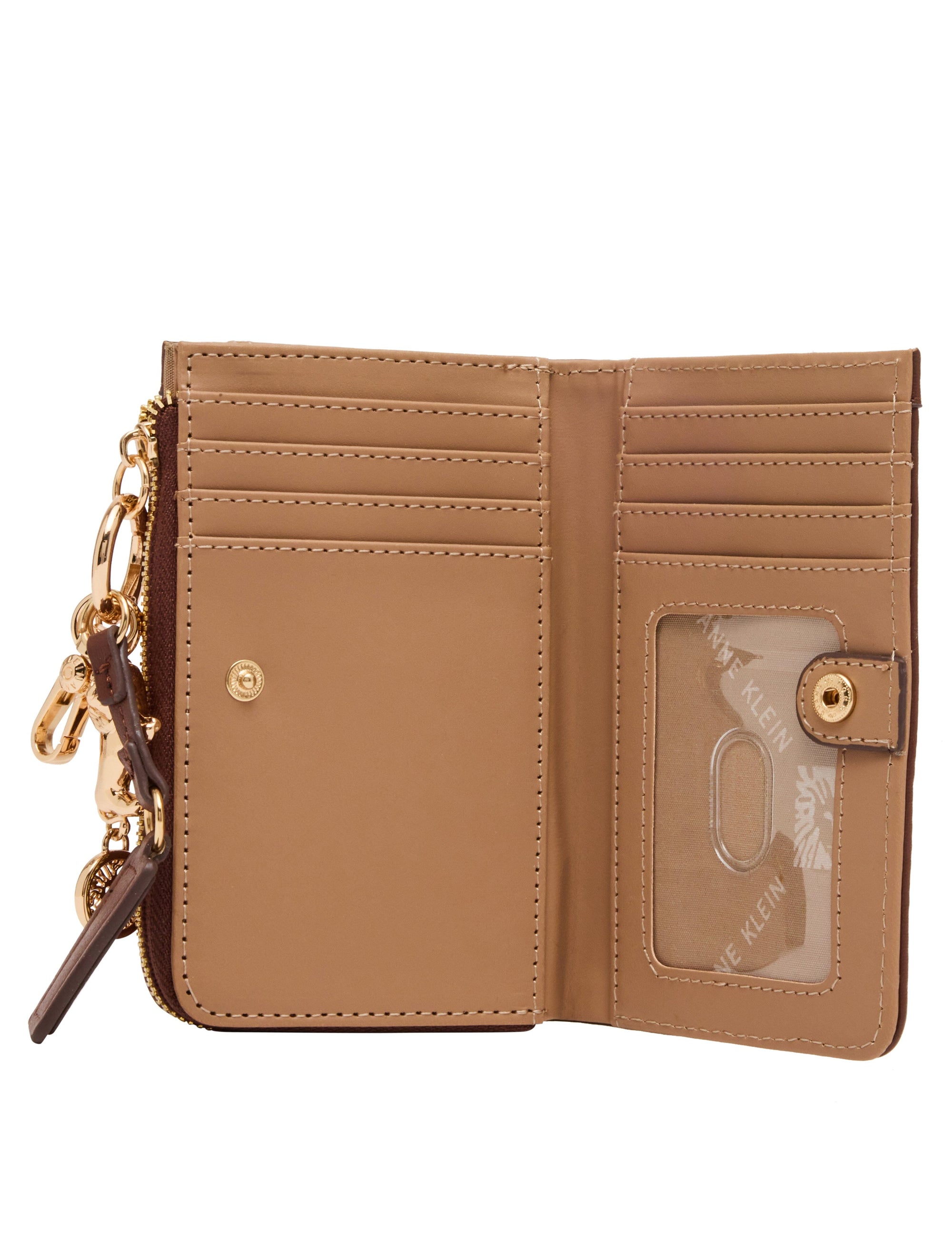 Anne Klein Bifold Wallet with Decorative Charms