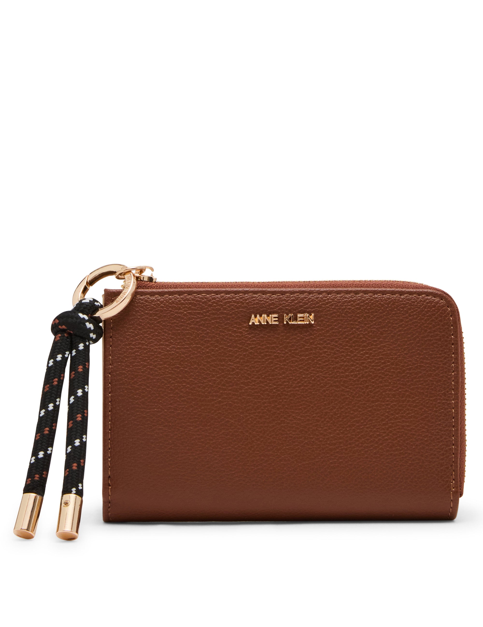 Anne Klein Hazelnut Zip Bifold Wallet