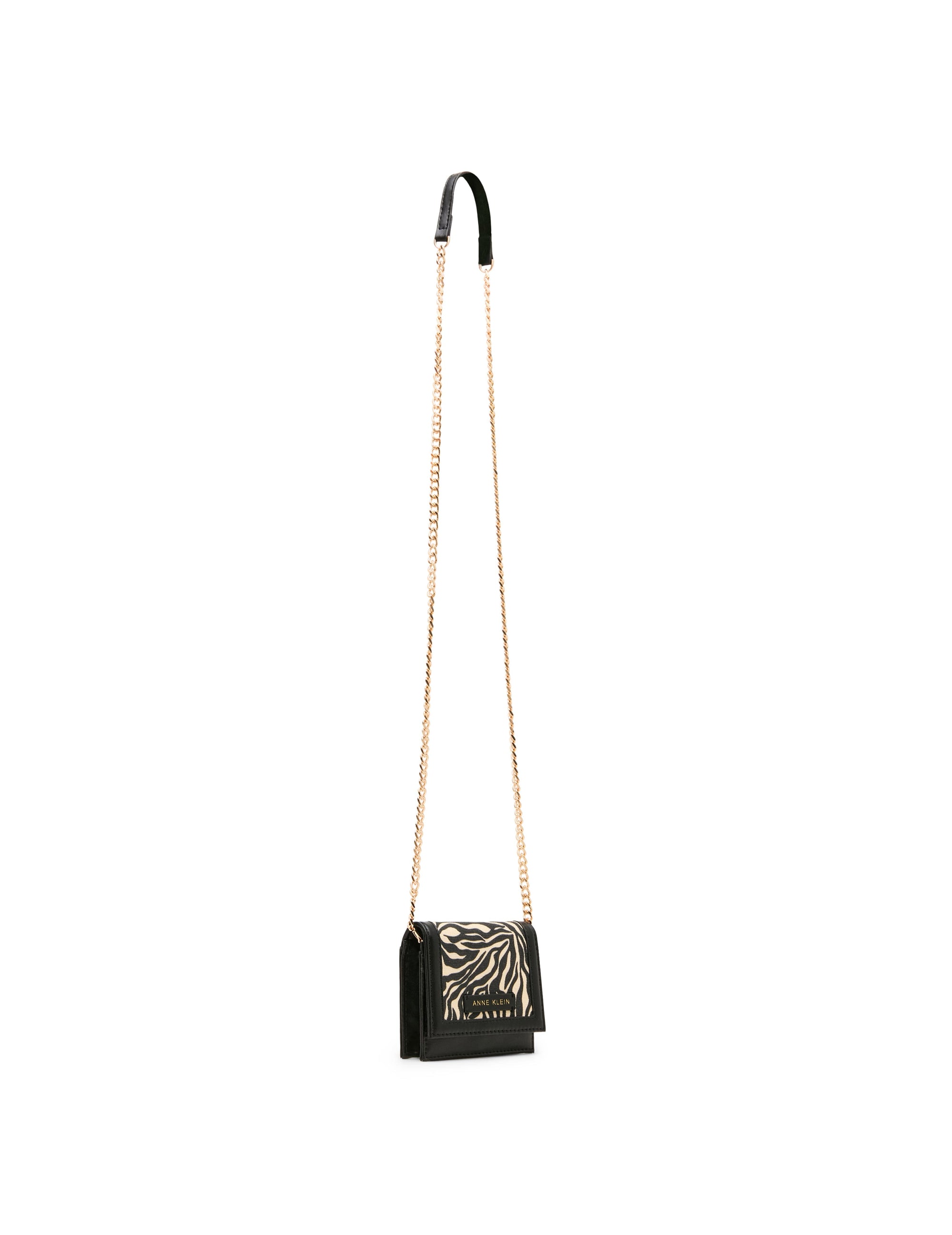 Anne Klein Printed Mini Wallet on Chain