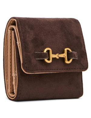 Anne Klein Horsebit Trifold Wallet