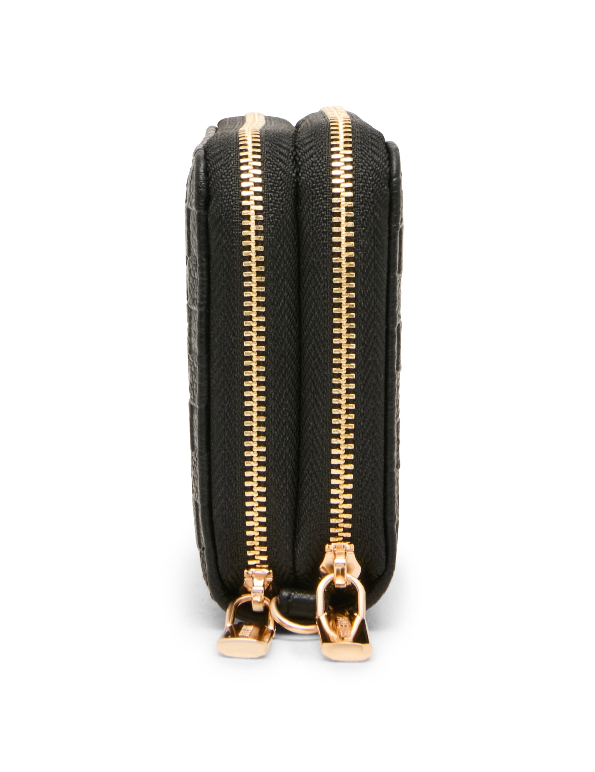 Anne Klein Embossed Double Zip Around Wallet