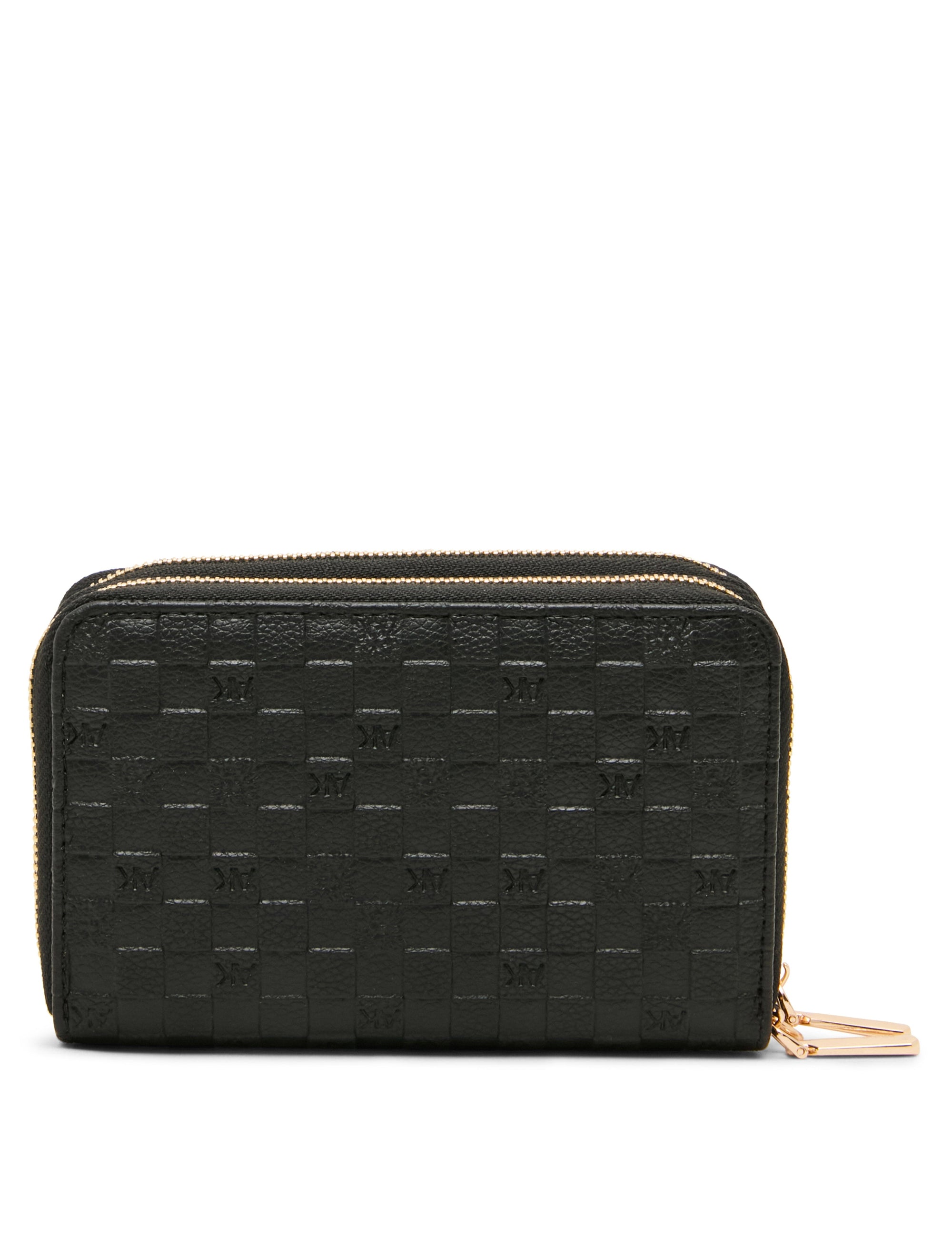 Anne Klein Embossed Double Zip Around Wallet