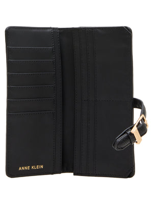 Anne Klein Buckle Closure Wallet with Insert