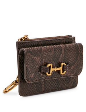 Horsebit Flap Wallet