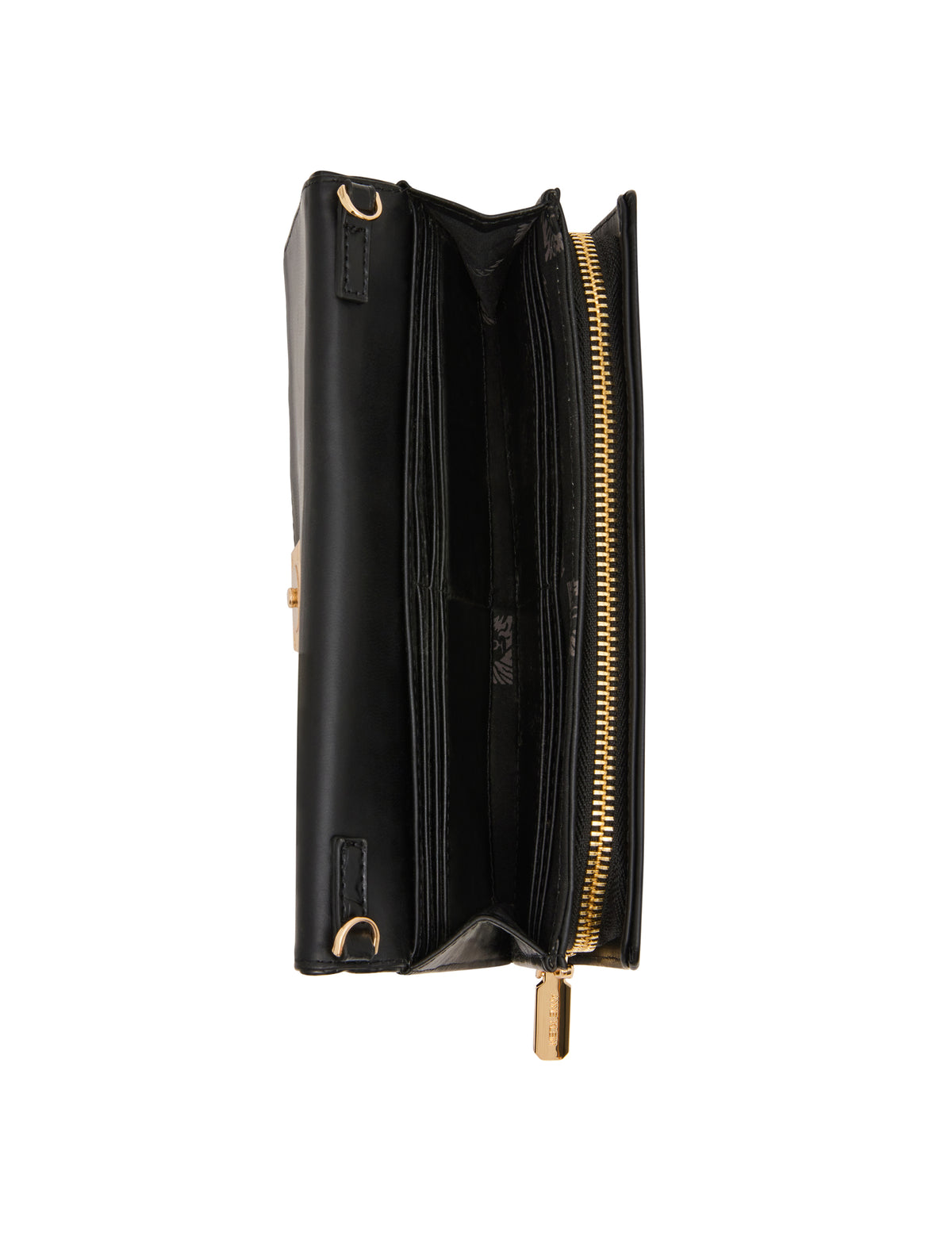 Faux Croc Embossed Wallet on Chain