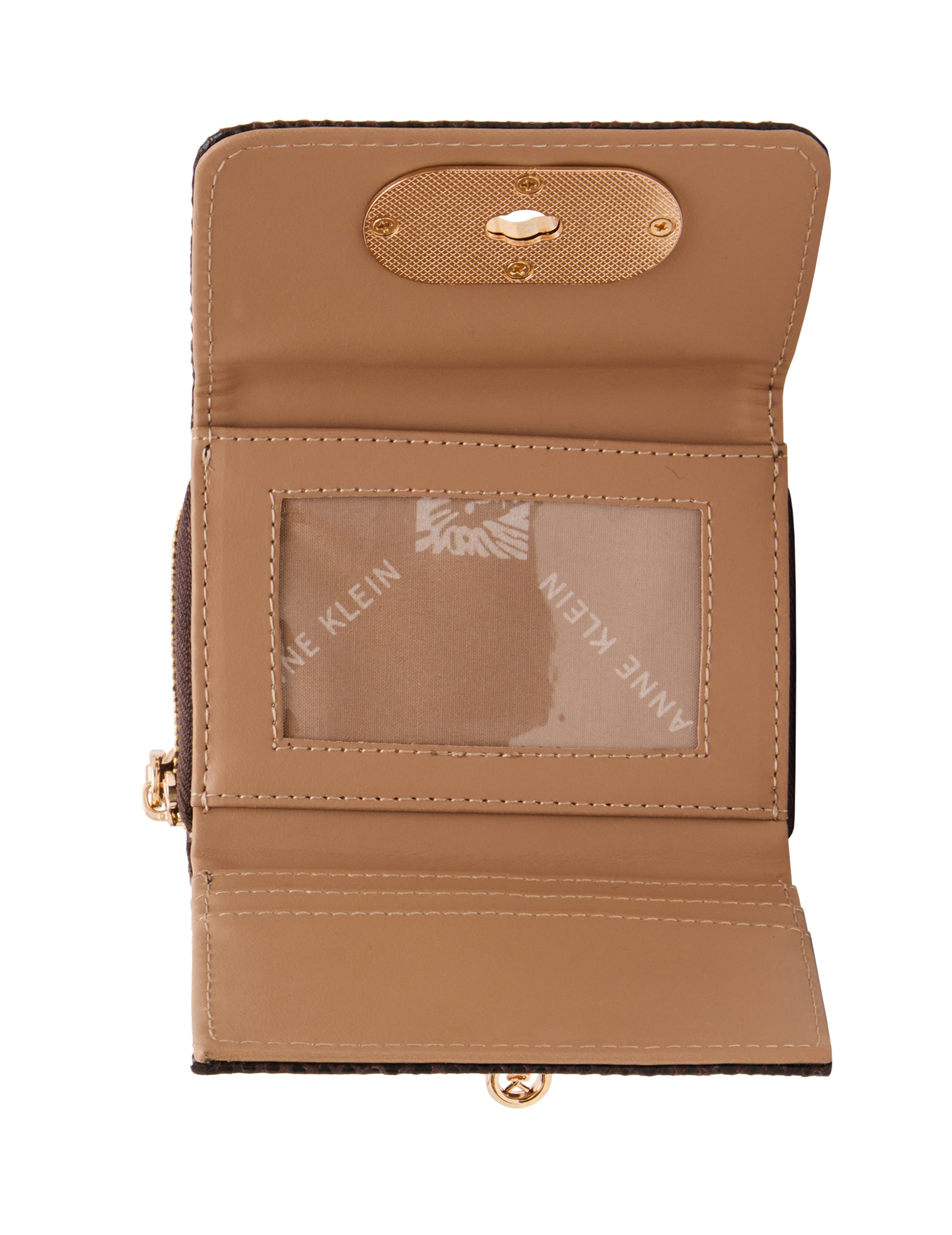 Trifold Turnlock Wallet