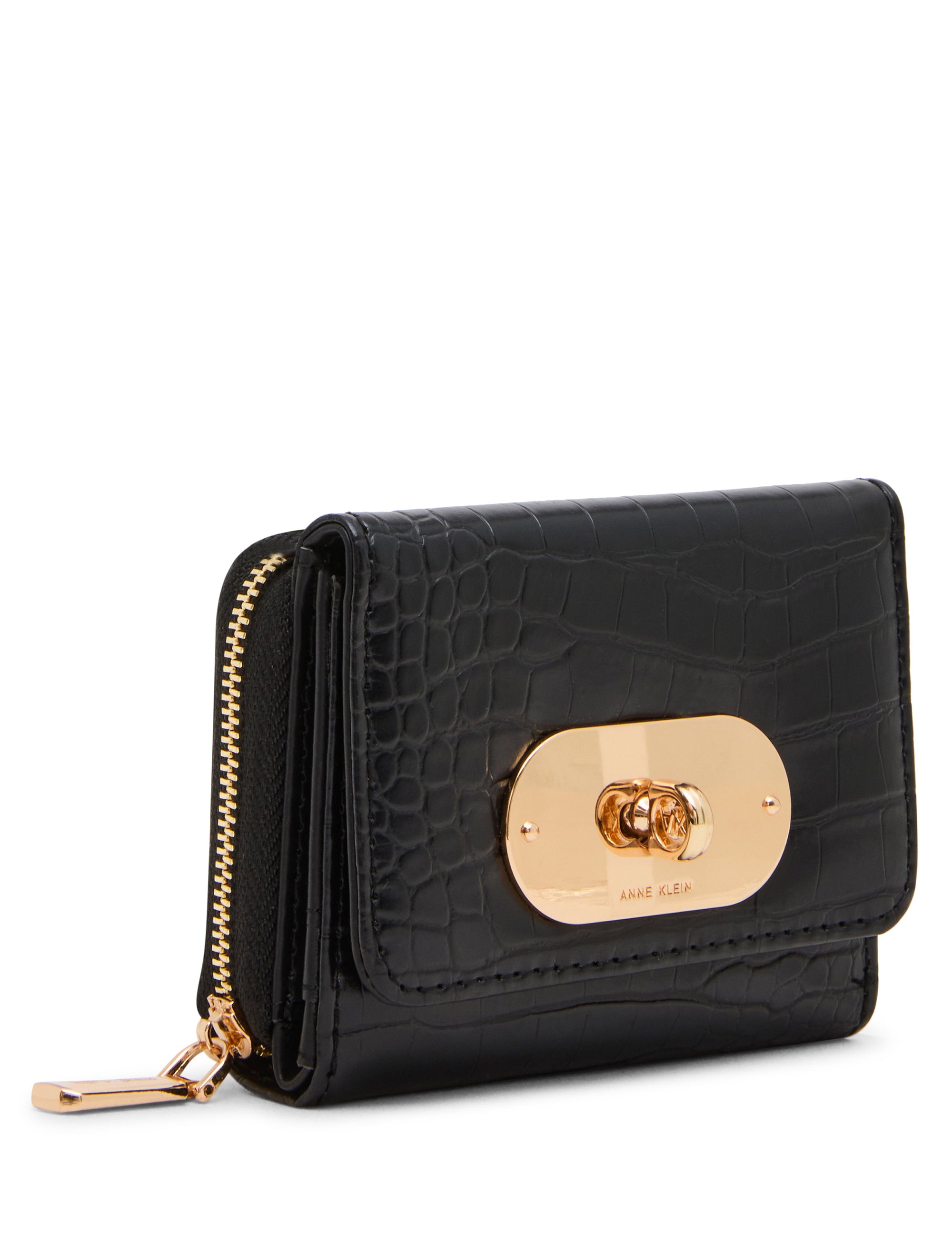Trifold Turnlock Wallet