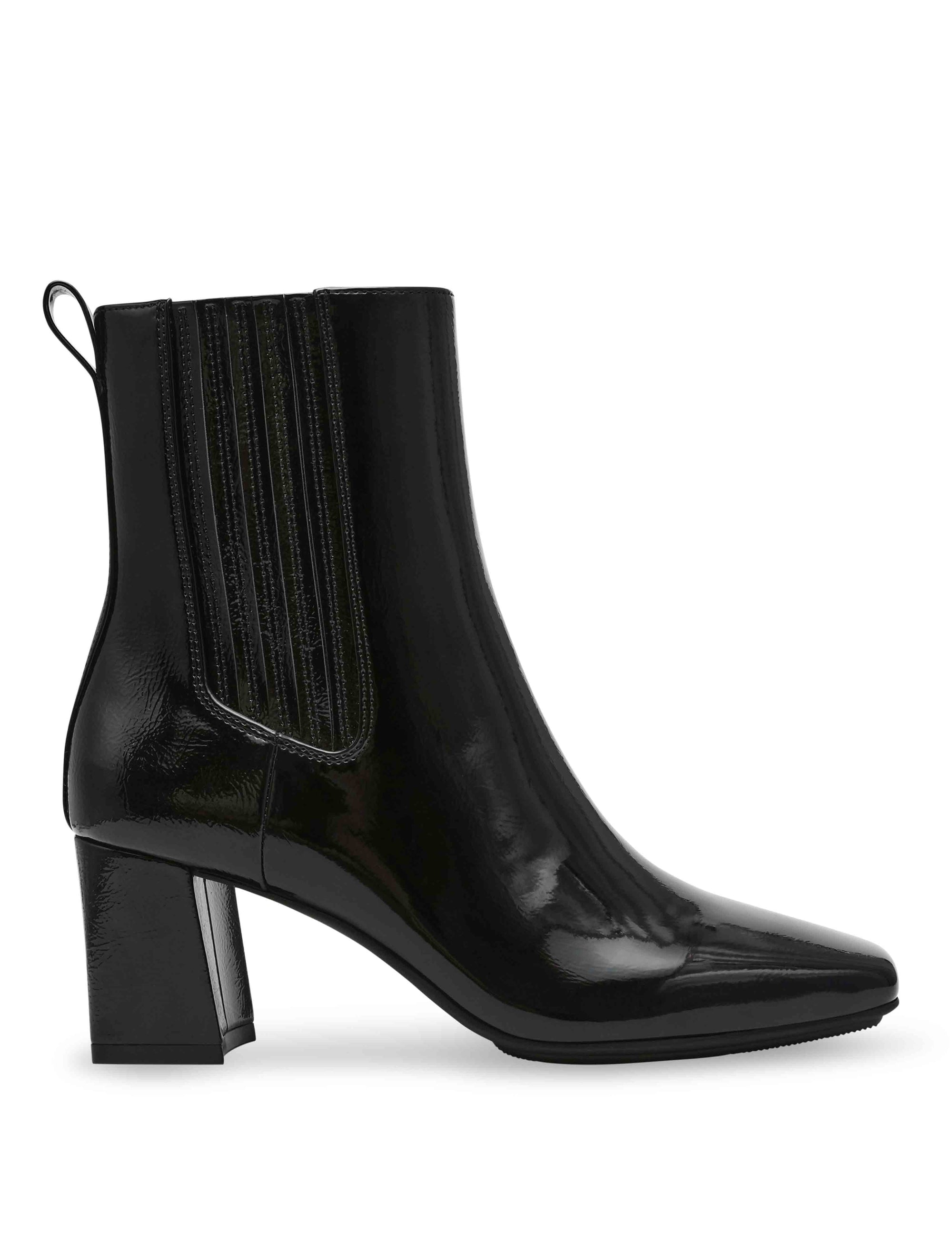 Anne klein black ankle boots best sale