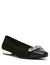 Anne Klein Black/Black Cassidy Ballet Flat