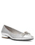 Anne Klein Silver Cassidy Ballet Flat