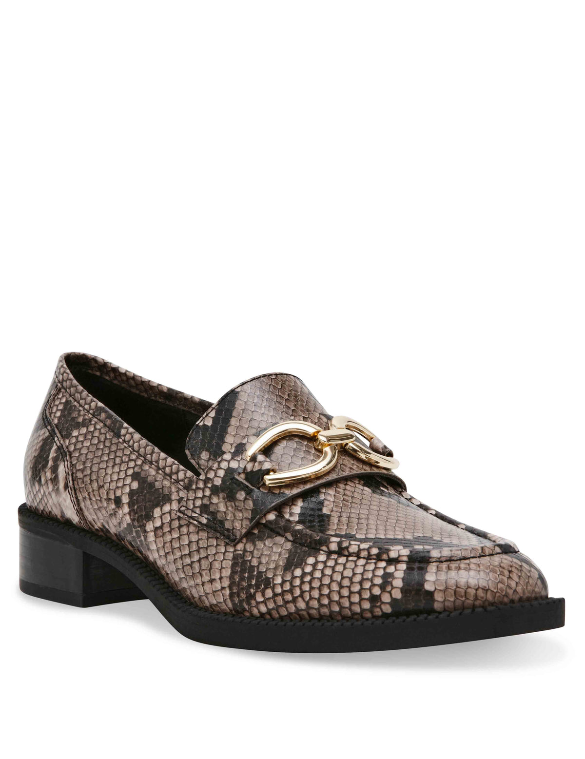 Anne Klein Natural Snake Korrie Loafer