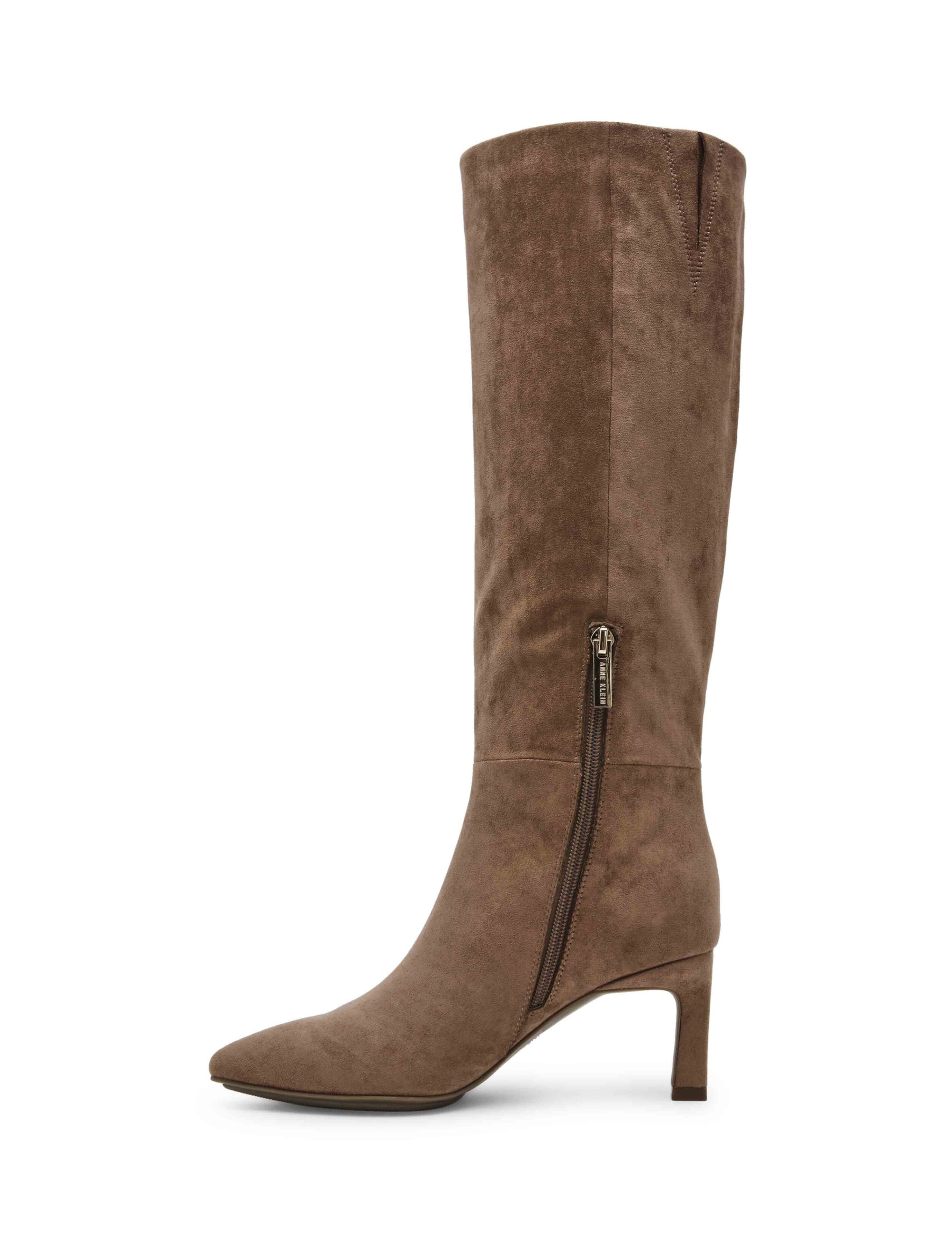 Anne klein boots brown best sale