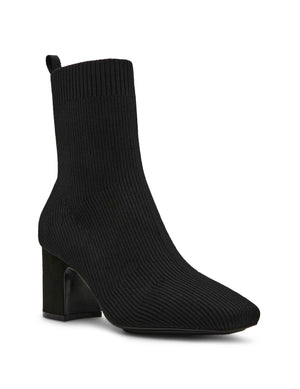 Anne Klein BLACK KNIT Tessel Bootie