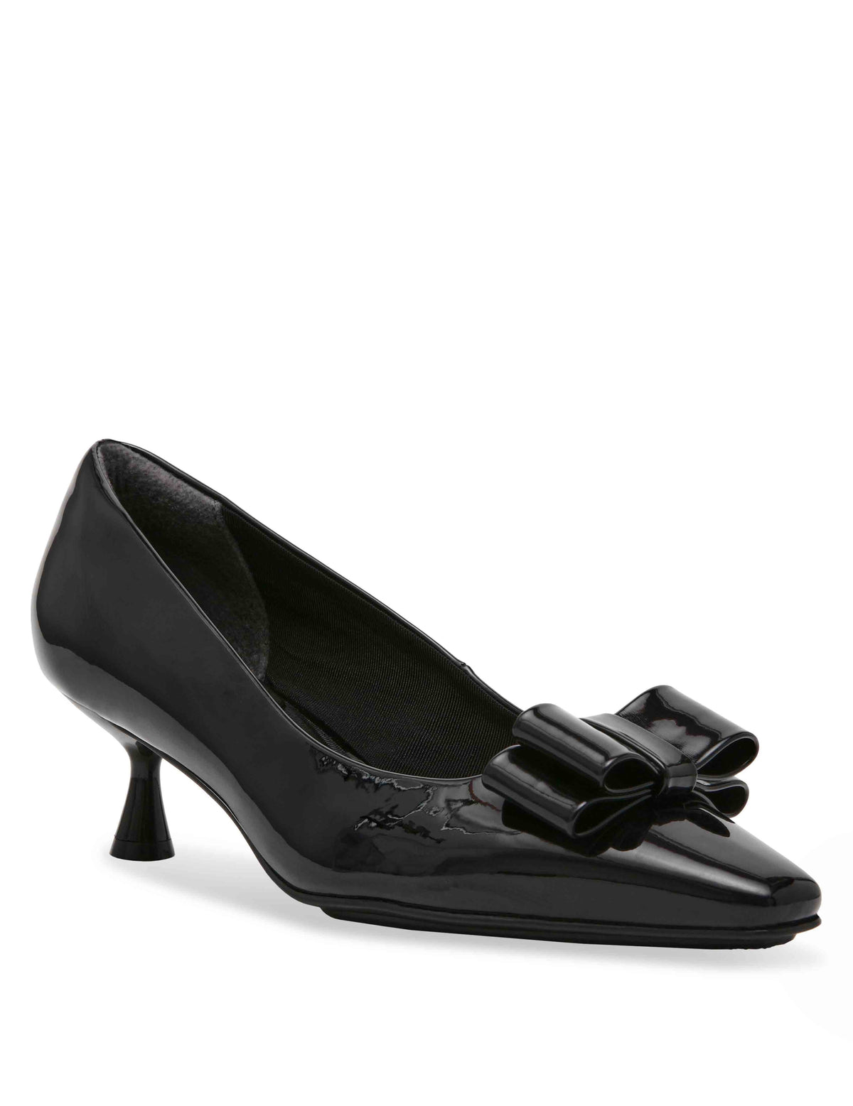 Anne Klein Black Patent Theresa Dress Pump