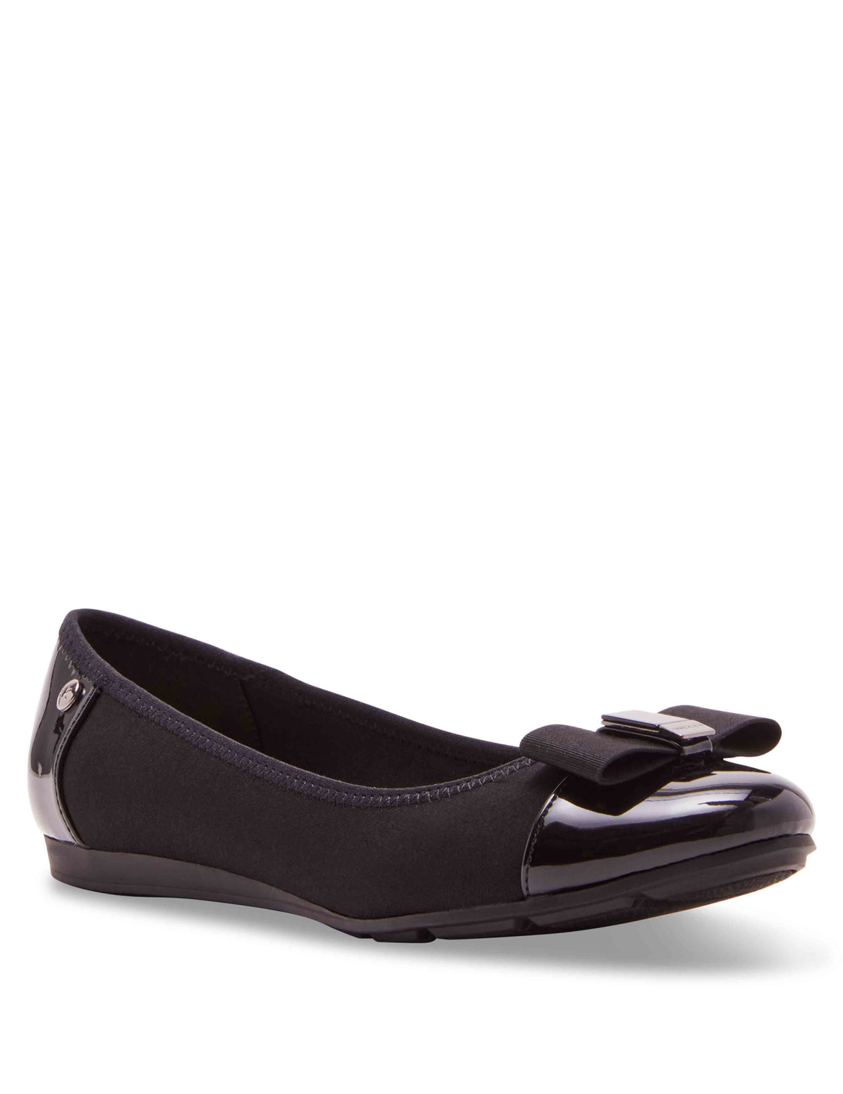 Anne Klein Black Fabric Alive Flat