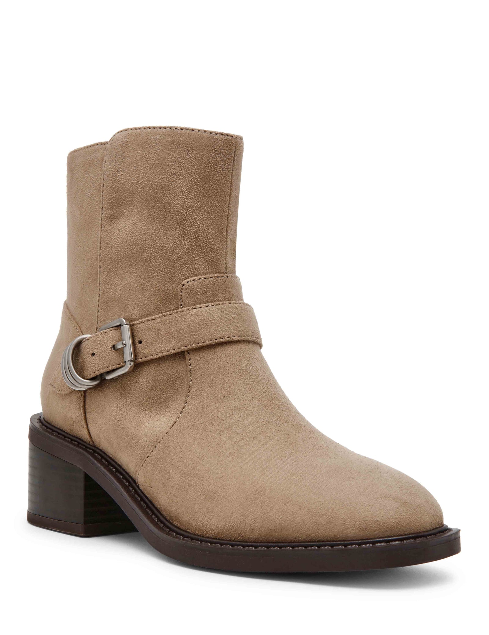 Anne Klein Sand Suede Amias Boot