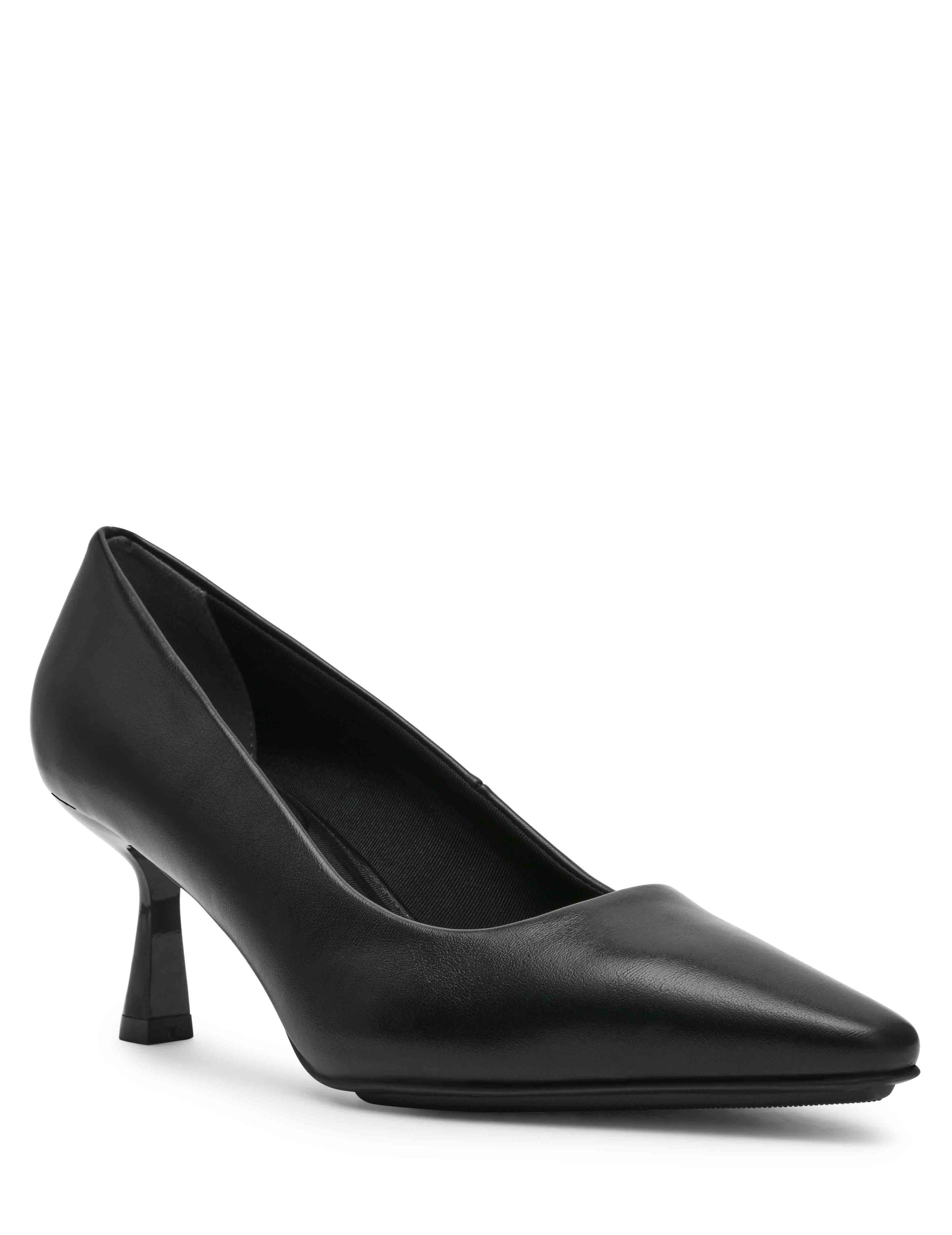 Anne Klein Black Smooth Candela Heel