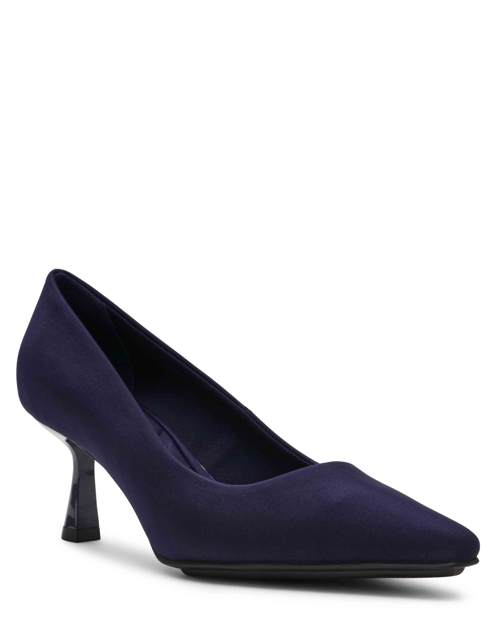 Anne Klein Navy Stretch Candela Heel