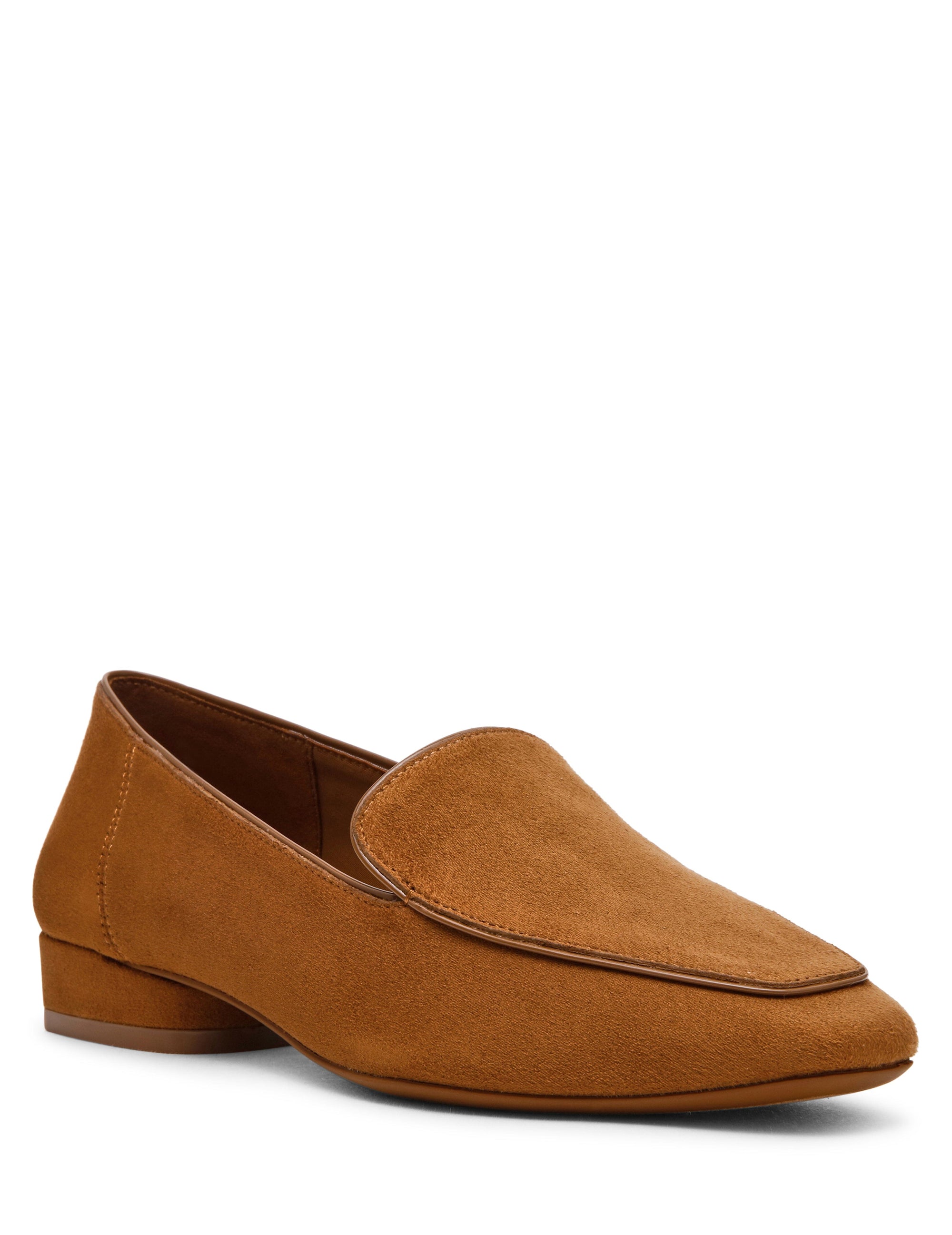 Anne Klein Walnut Microsuede Cavour Slip-On Loafer
