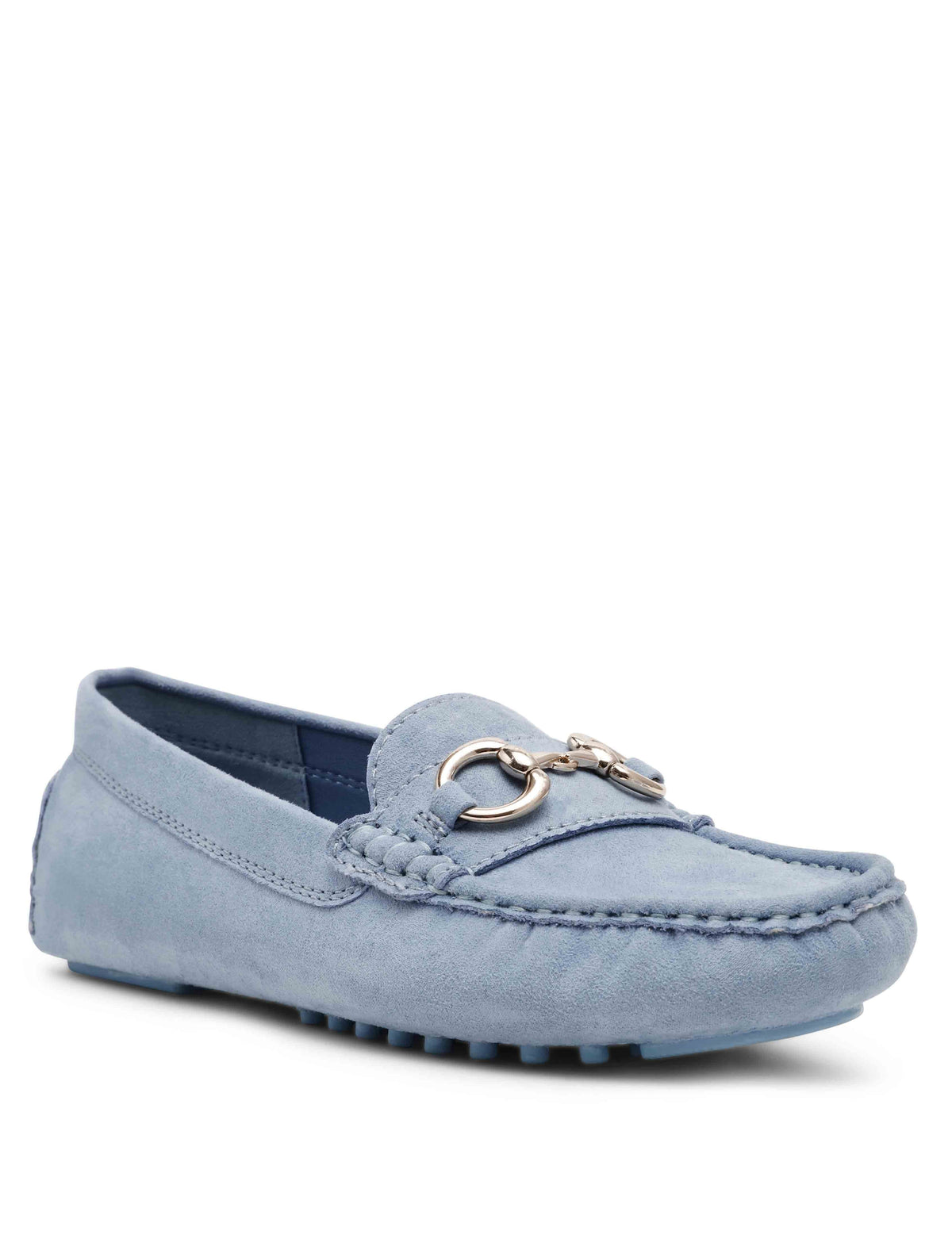 Anne Klein Light Blue Denim Chrystie Moccasin