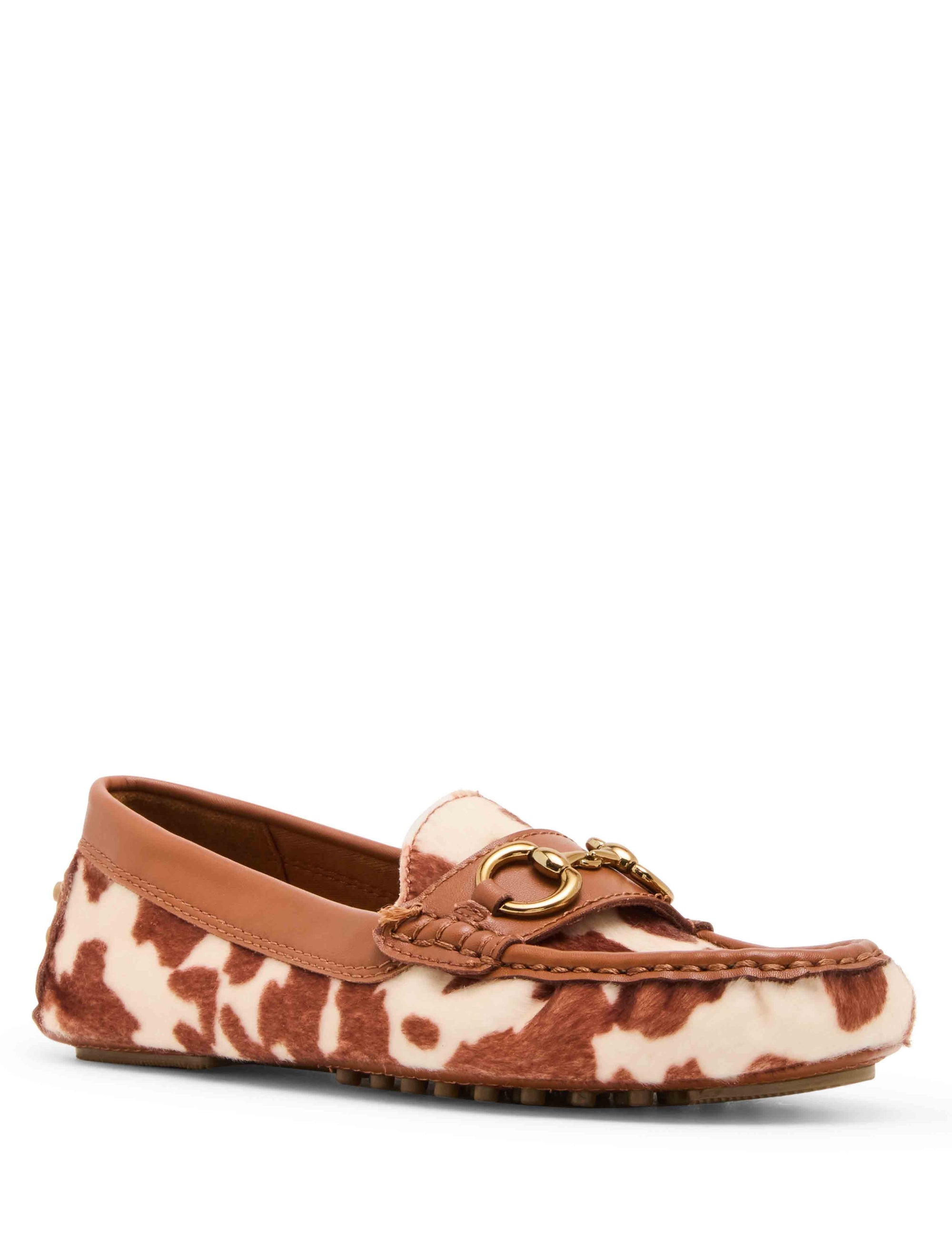 Anne Klein Cow Print Chrystie Moccasin