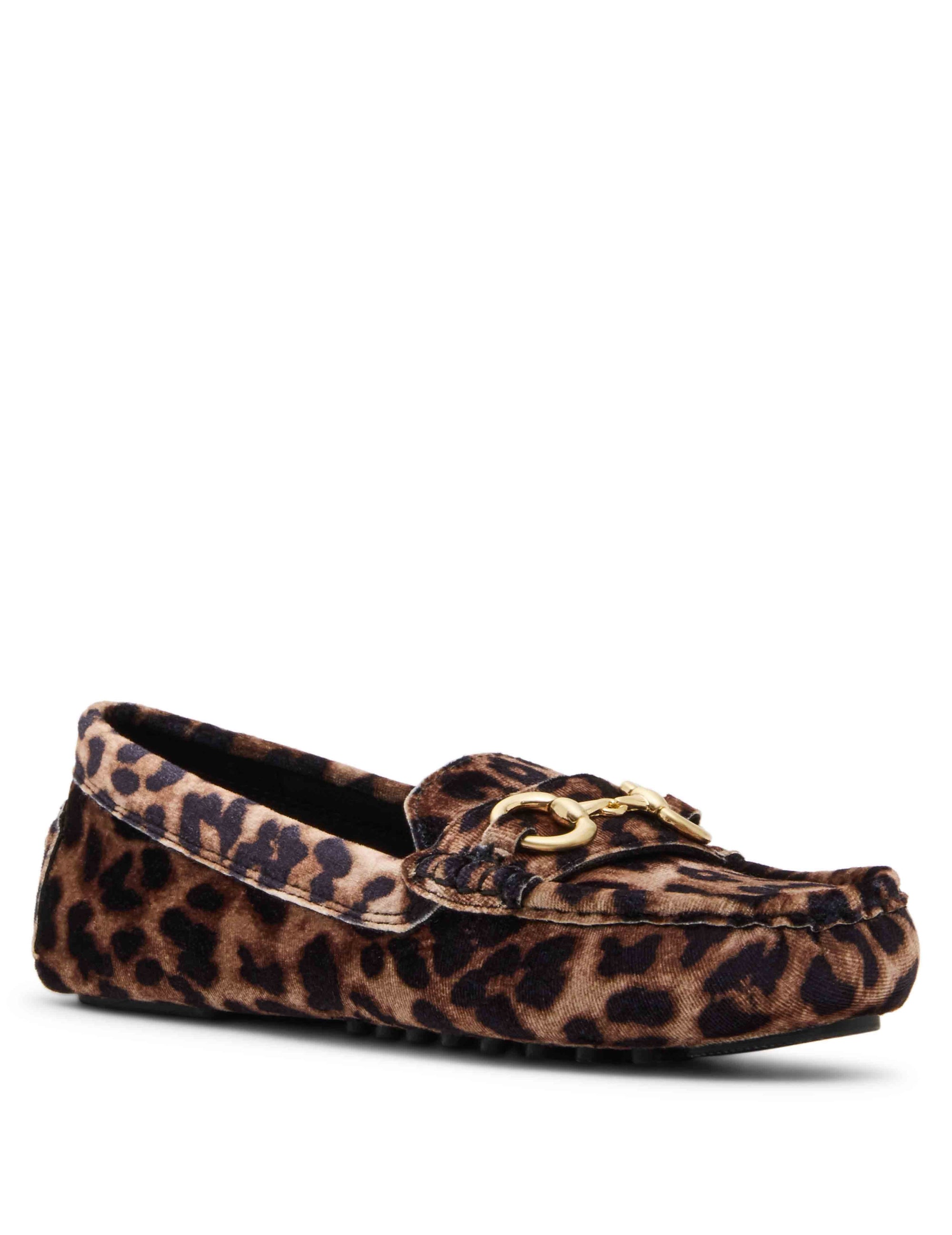 Anne Klein Leopard Knit Chrystie Moccasin
