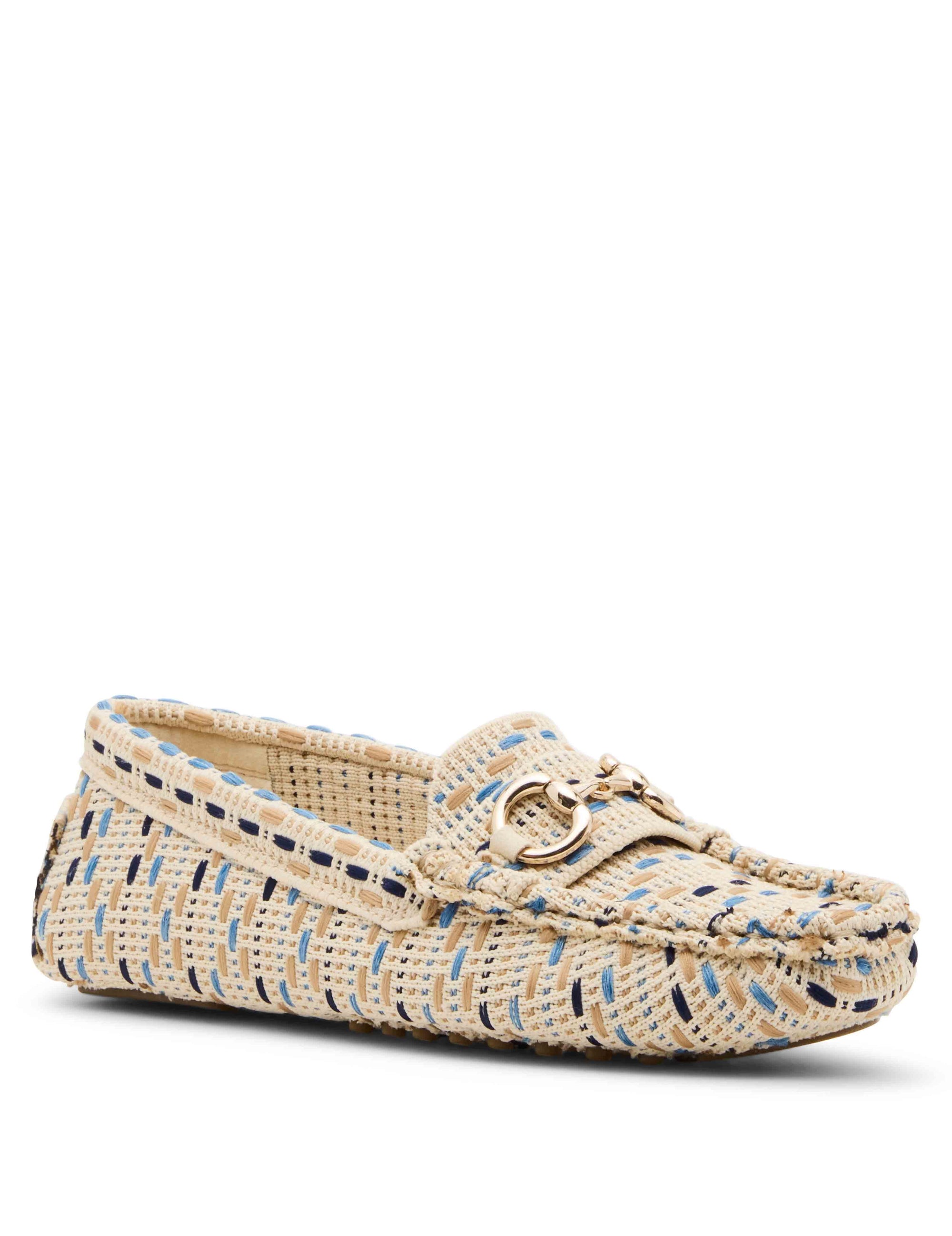 Anne Klein Tan Suede Chrystie Moccasin