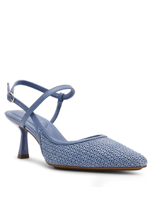 Anne Klein Blue Raffia Cosmo-R Heel
