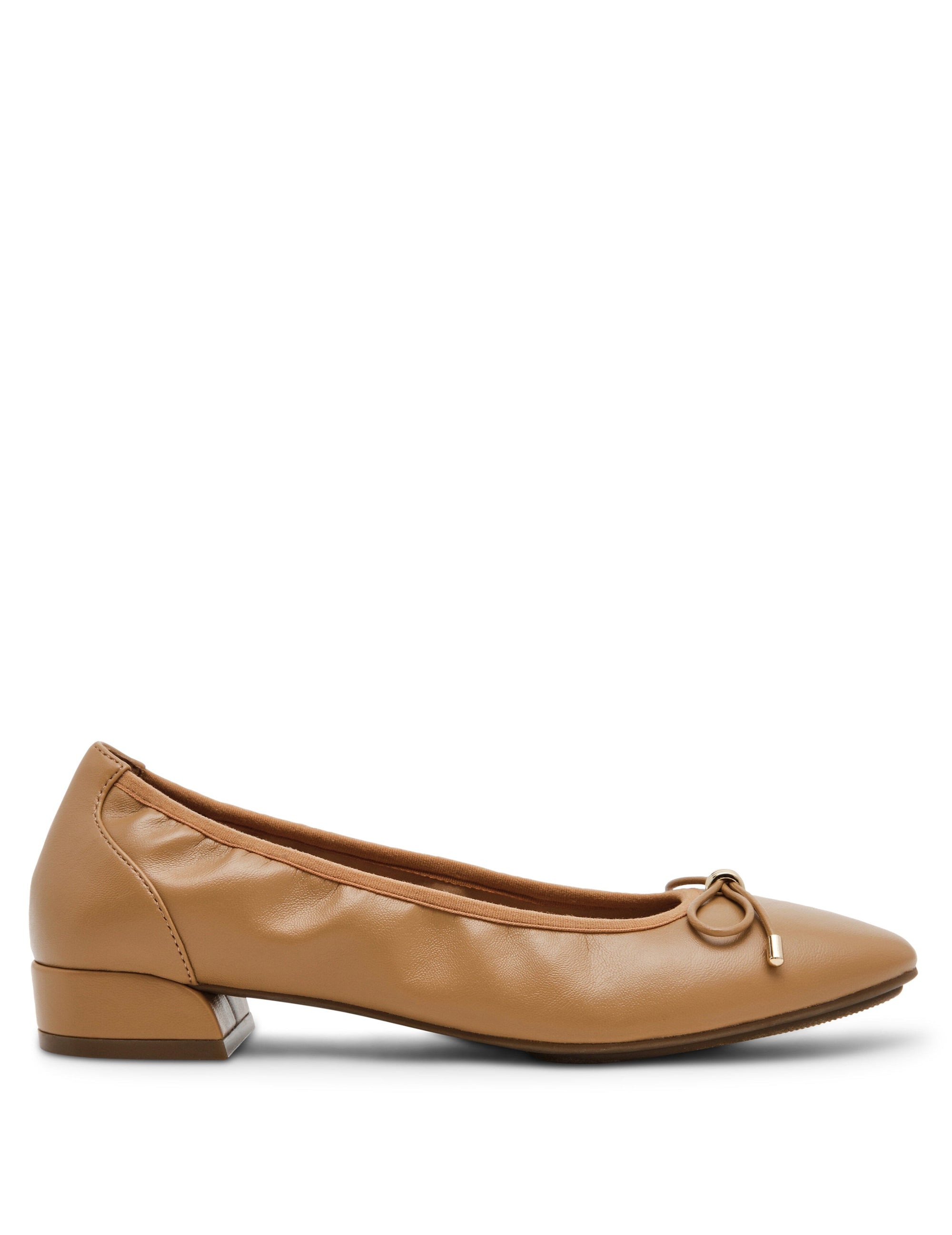 Anne Klein Camel Divine Dress Pump with Classic Block Heel