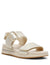 Anne Klein Light Gold Platinum Evanti Crystal Sandal