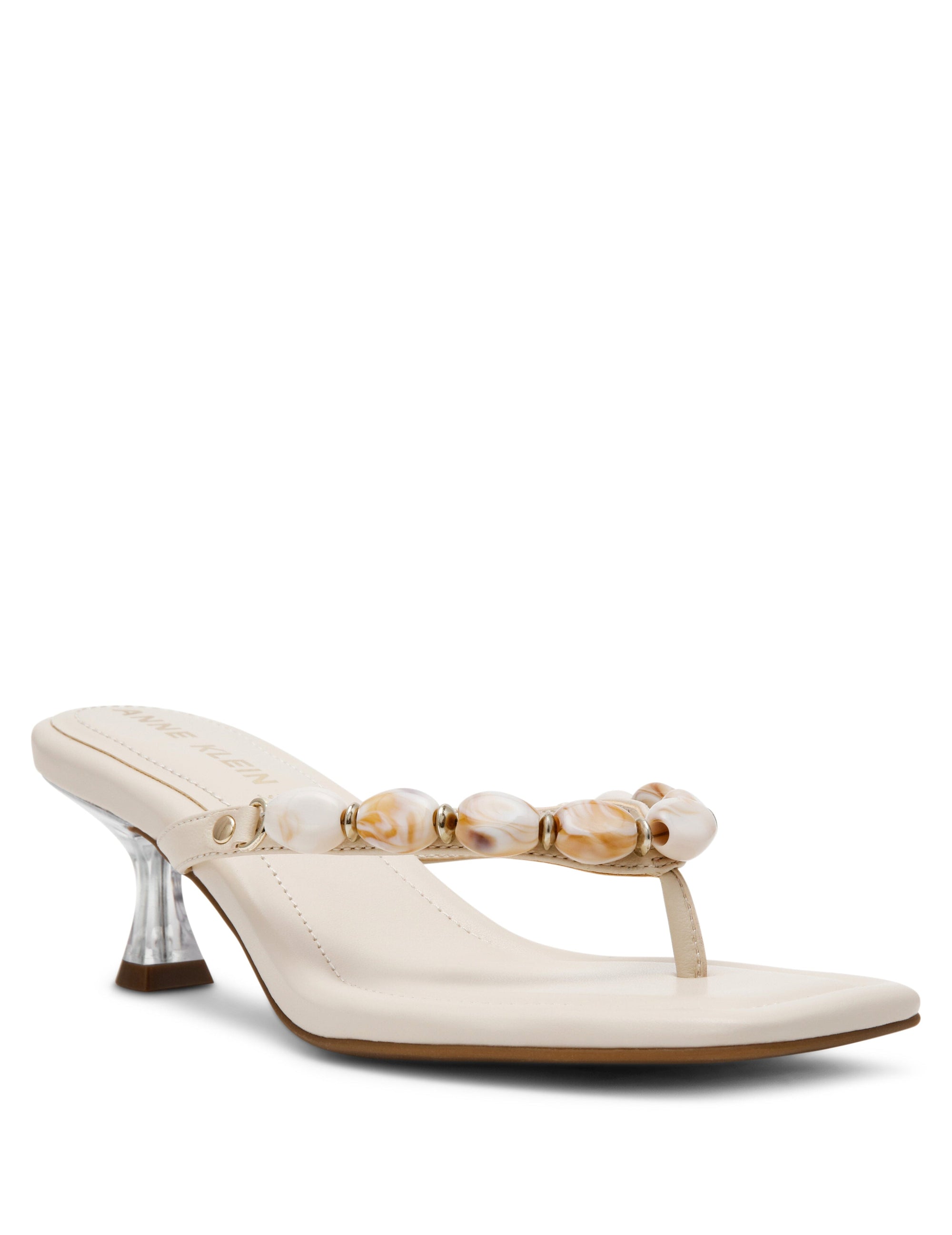 Anne Klein Bone Gwenn Ankle length length Strap Sandal