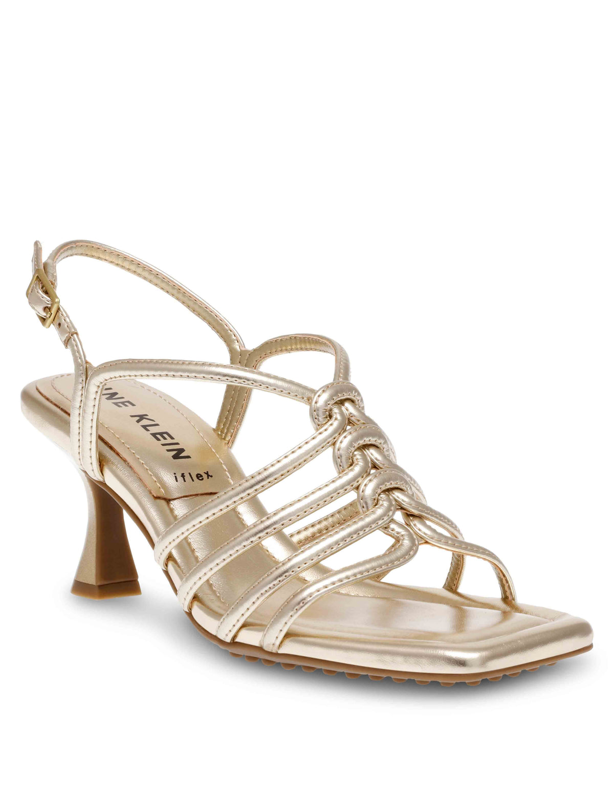 Anne Klein Gold Jupiter Dress Sandal
