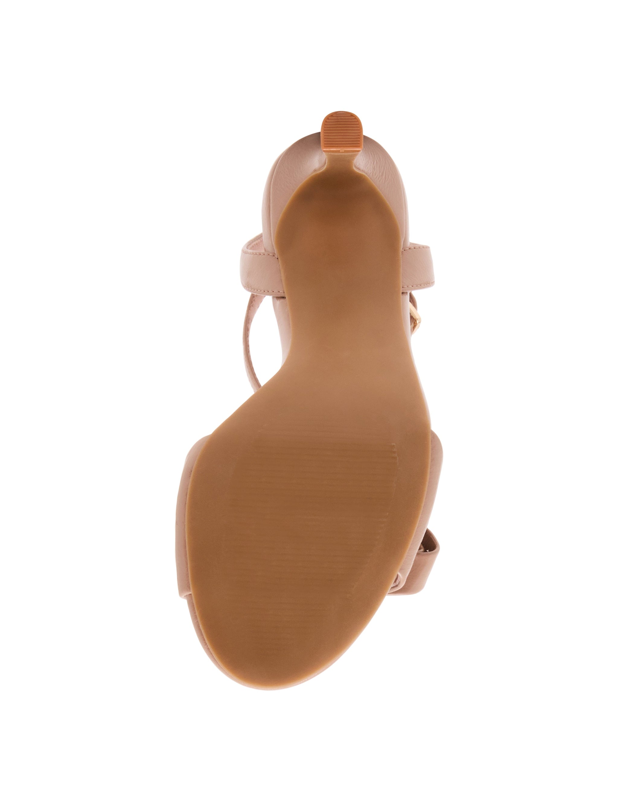 Anne Klein Women's Jeane Round Toe Dress Sandals - Nude Crinkle