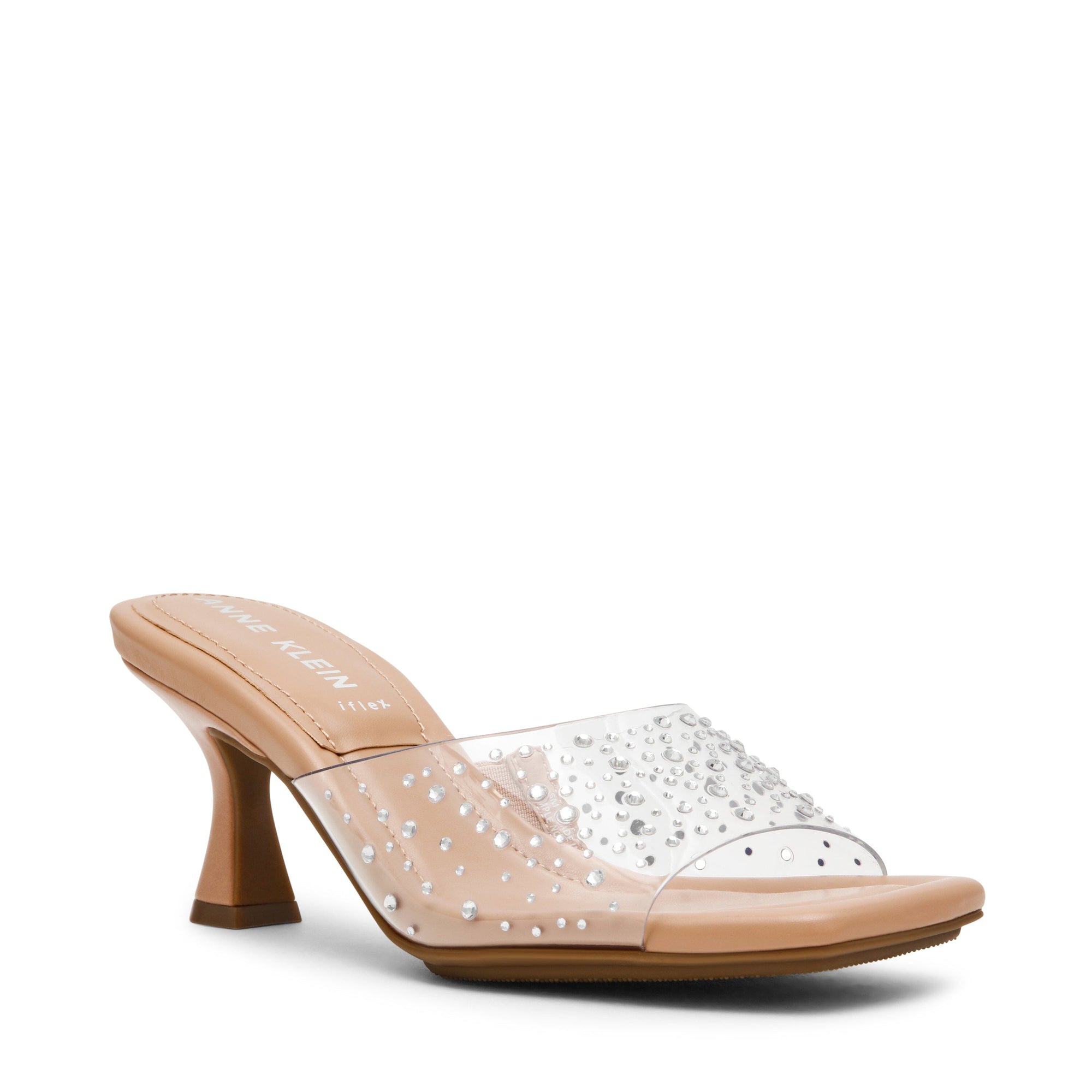 Anne Klein Clear Crystal Jerilyn Dress Sandal